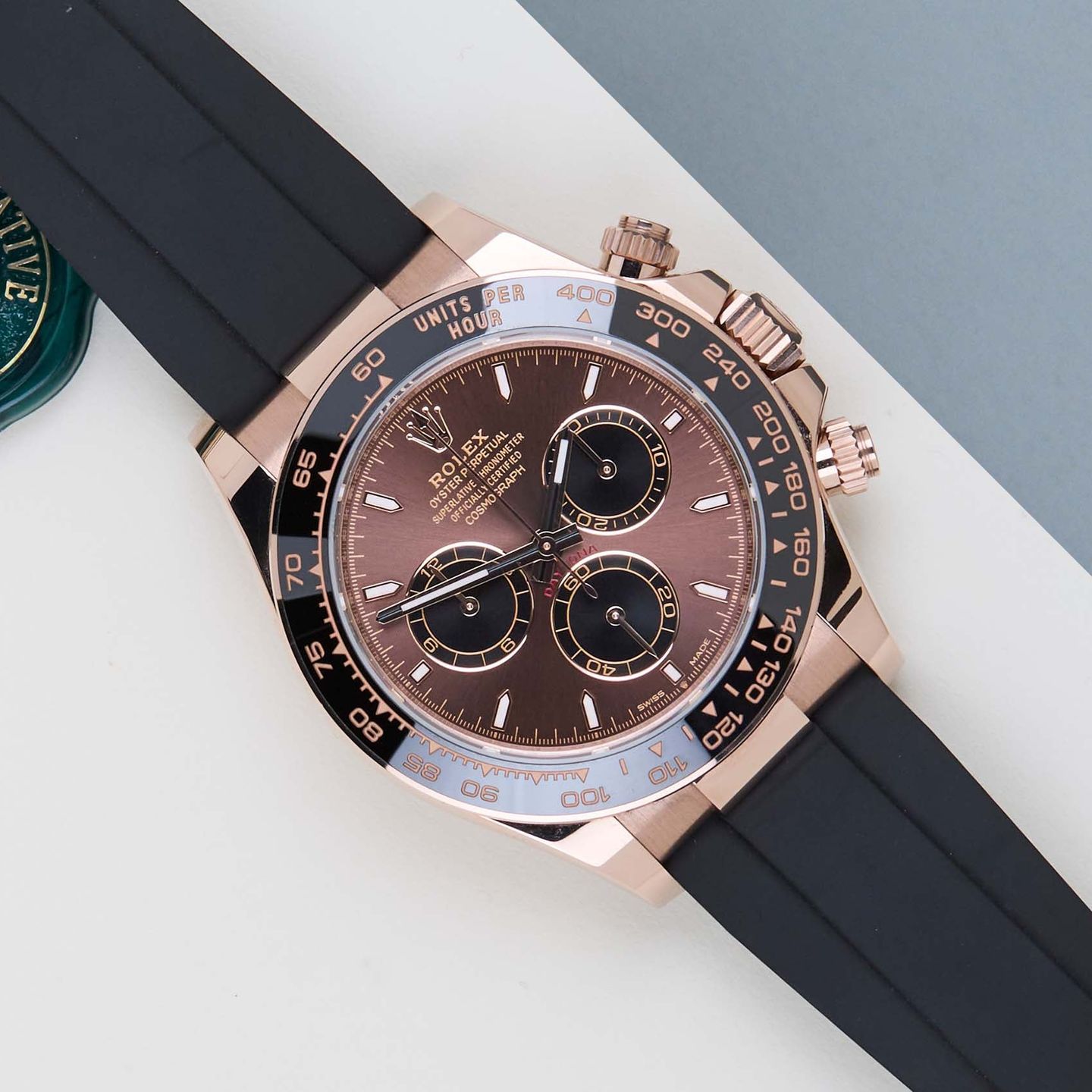Rolex Daytona 126515LN (2025) - Bruin wijzerplaat 40mm Roségoud (1/8)
