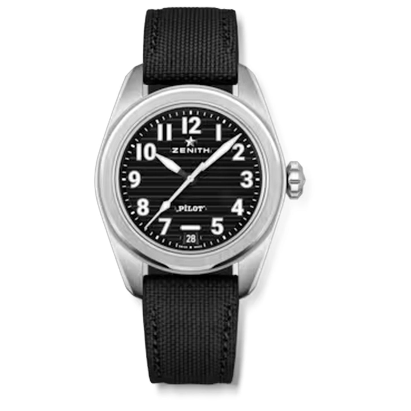 Zenith Pilot 03.4000.3620/21.I001 (2025) - Zwart wijzerplaat 40mm Staal (1/1)