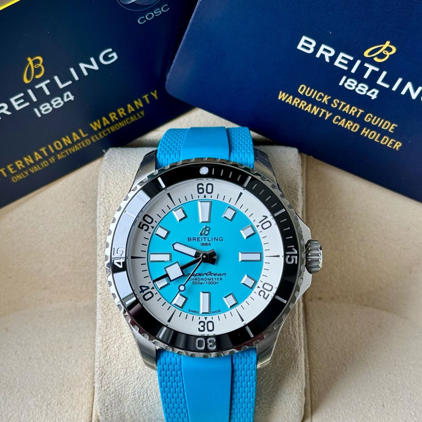 Breitling Superocean 44 A17376211L2S2 (2025) - Blauw wijzerplaat 45mm Staal (7/7)