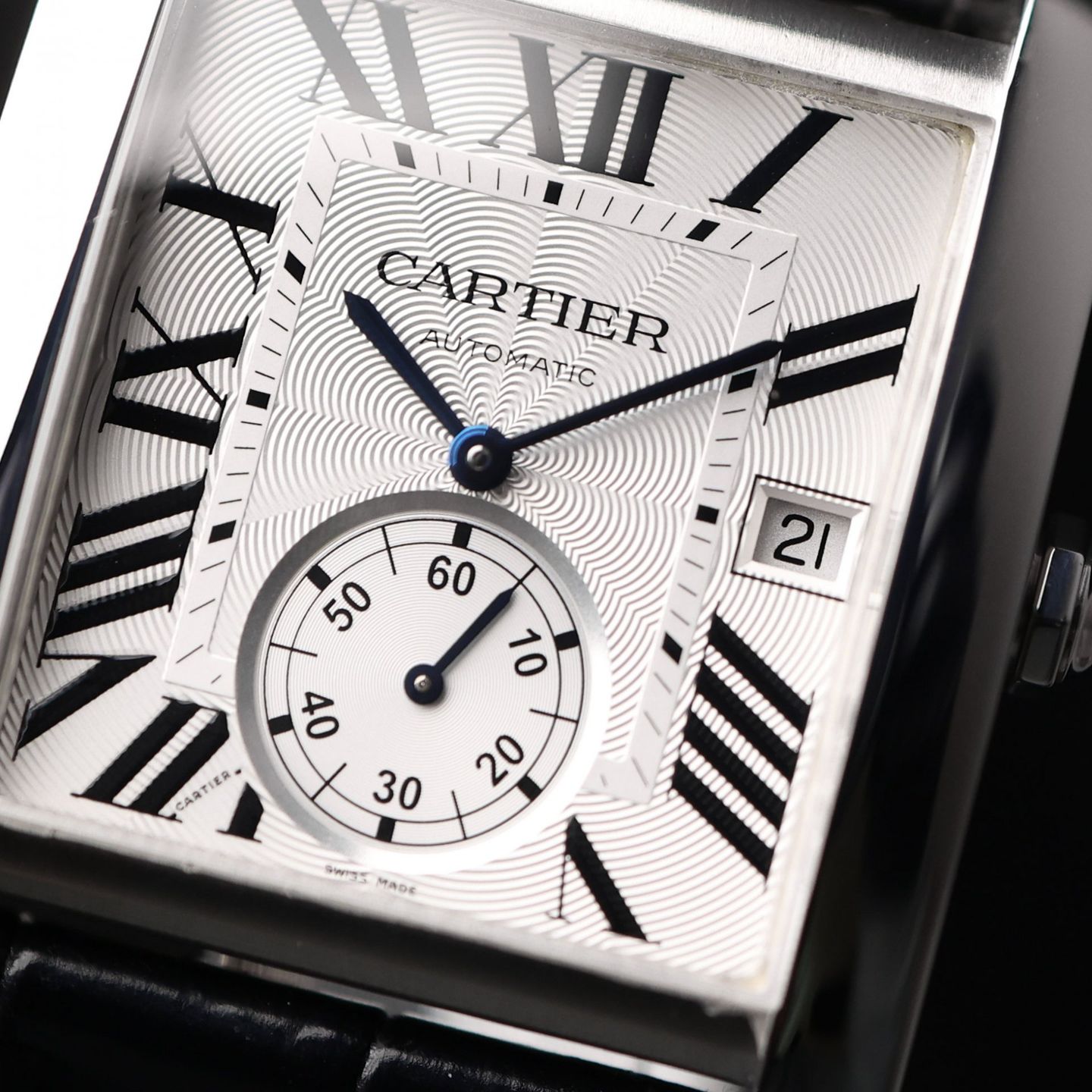 Cartier Tank MC W5330003 (2016) - Silver dial 34 mm Steel case (5/6)