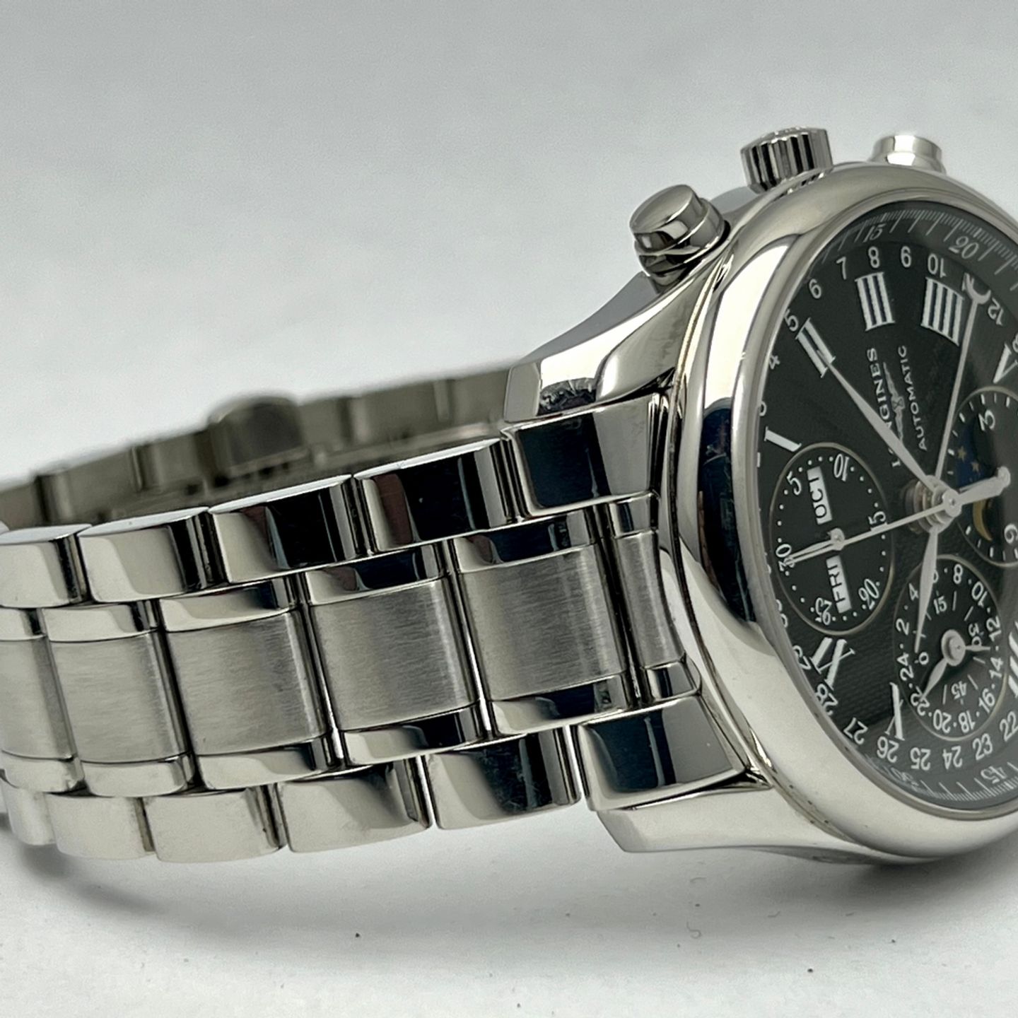 Longines Master Collection L2.673.4.51.6 (Unknown (random serial)) - Black dial 40 mm Steel case (3/10)