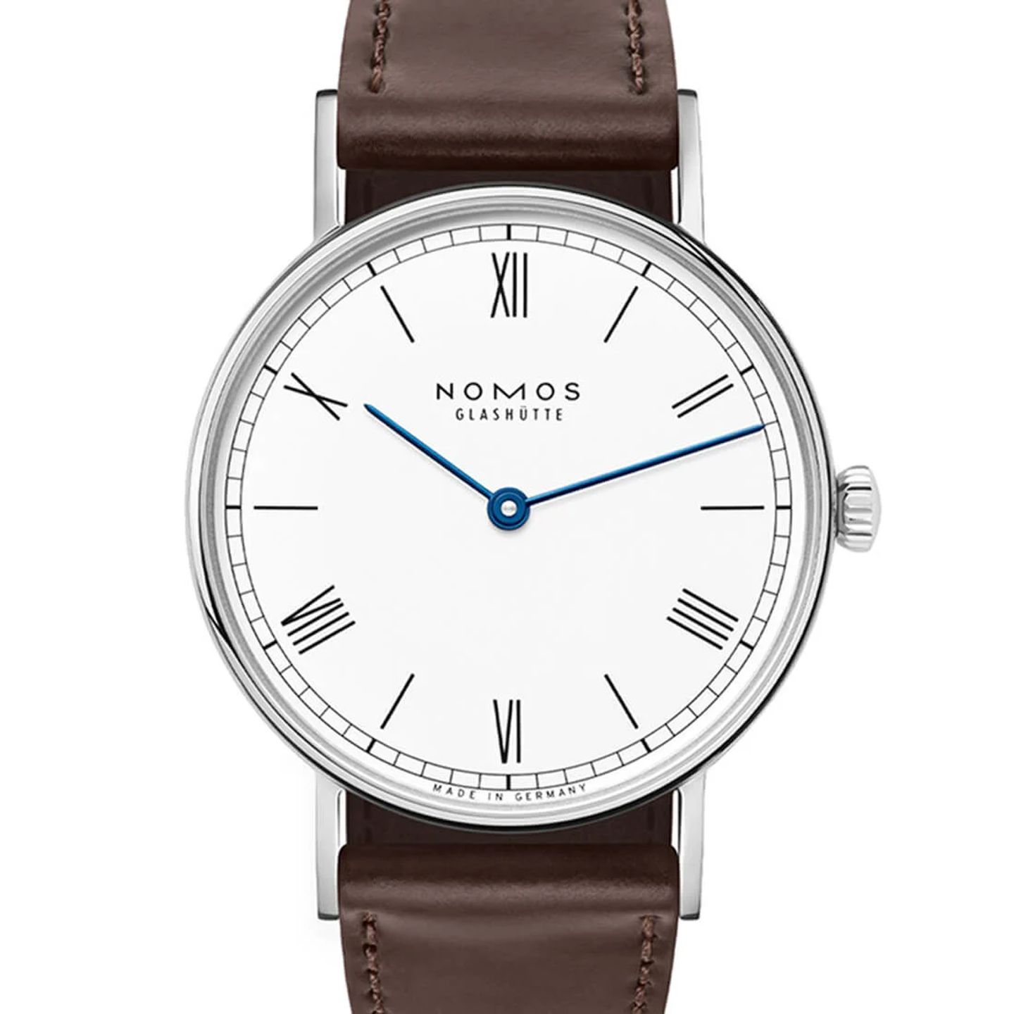 NOMOS Ludwig 33 249 (2024) - Wit wijzerplaat 33mm Staal (1/3)