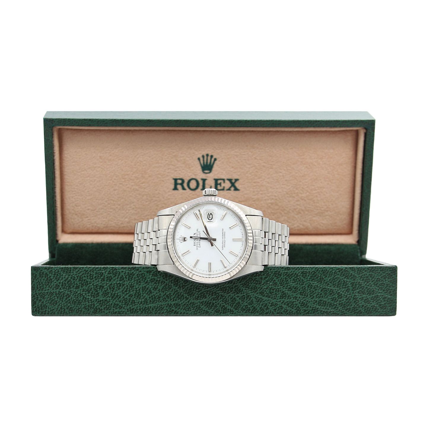 Rolex Datejust 36 16014 (Onbekend (willekeurig serienummer)) - Wit wijzerplaat 36mm Staal (3/7)