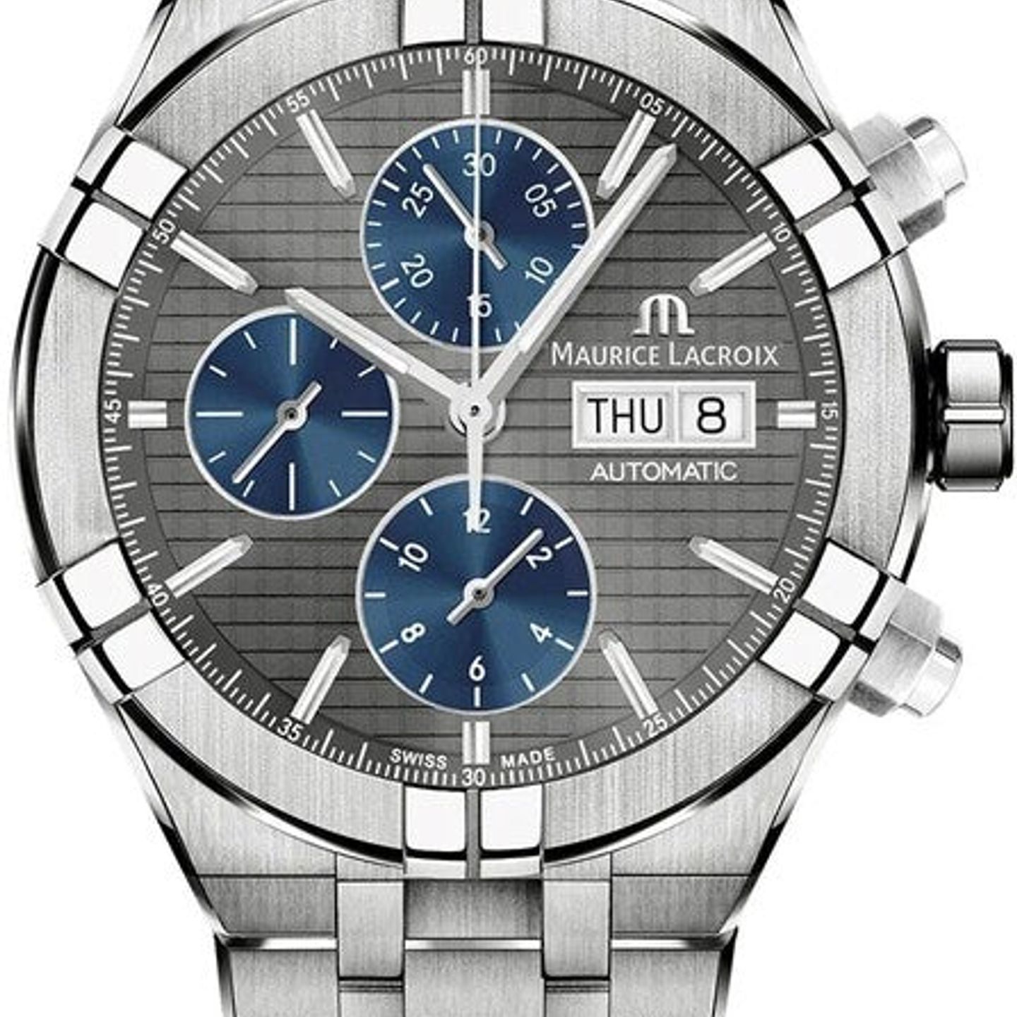 Maurice Lacroix Aikon AI6038-TT032-330-1 (2026) - Grey dial 44 mm Titanium case (1/1)