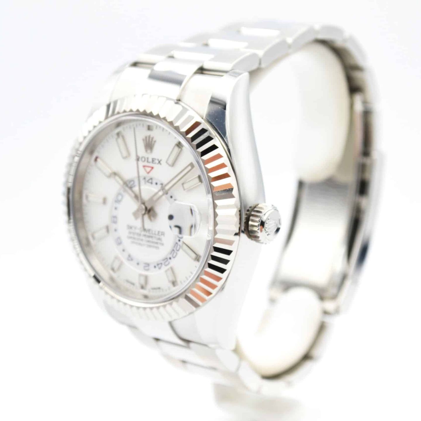 Rolex Sky-Dweller 326934 (2021) - Wit wijzerplaat 42mm Staal (2/7)