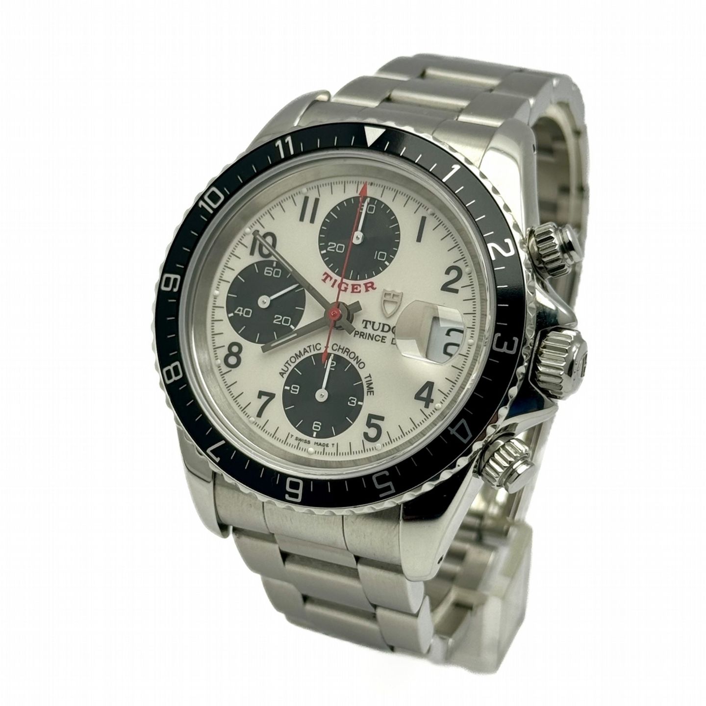 Tudor Prince Date 79260 (2000) - White dial 40 mm Steel case (1/10)