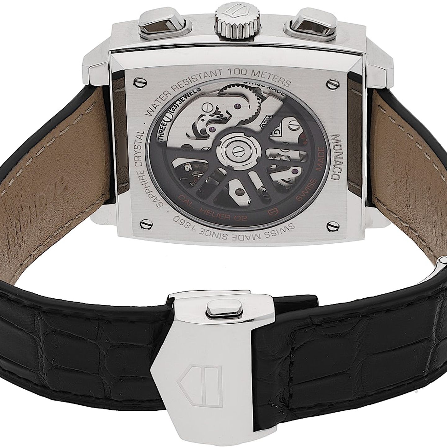 TAG Heuer Monaco CBL2113.FC6177 (2024) - Black dial 39 mm Steel case (5/5)
