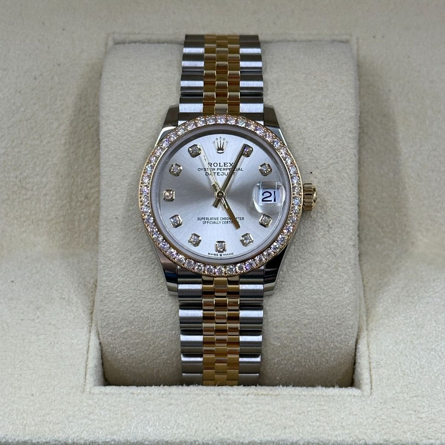 Rolex Datejust 31 278383RBR (2024) - Zilver wijzerplaat 31mm Staal (5/8)