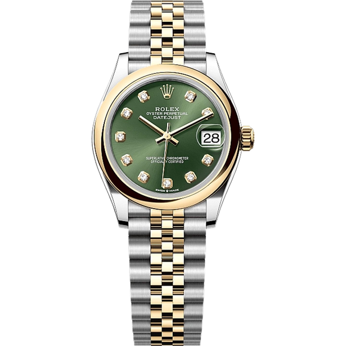 Rolex Datejust 31 278243 (2025) - Green dial 31 mm Steel case (1/1)