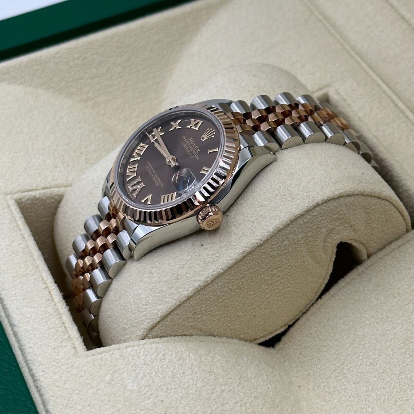 Rolex Datejust 31 278271 (2024) - Bruin wijzerplaat 31mm Staal (6/8)