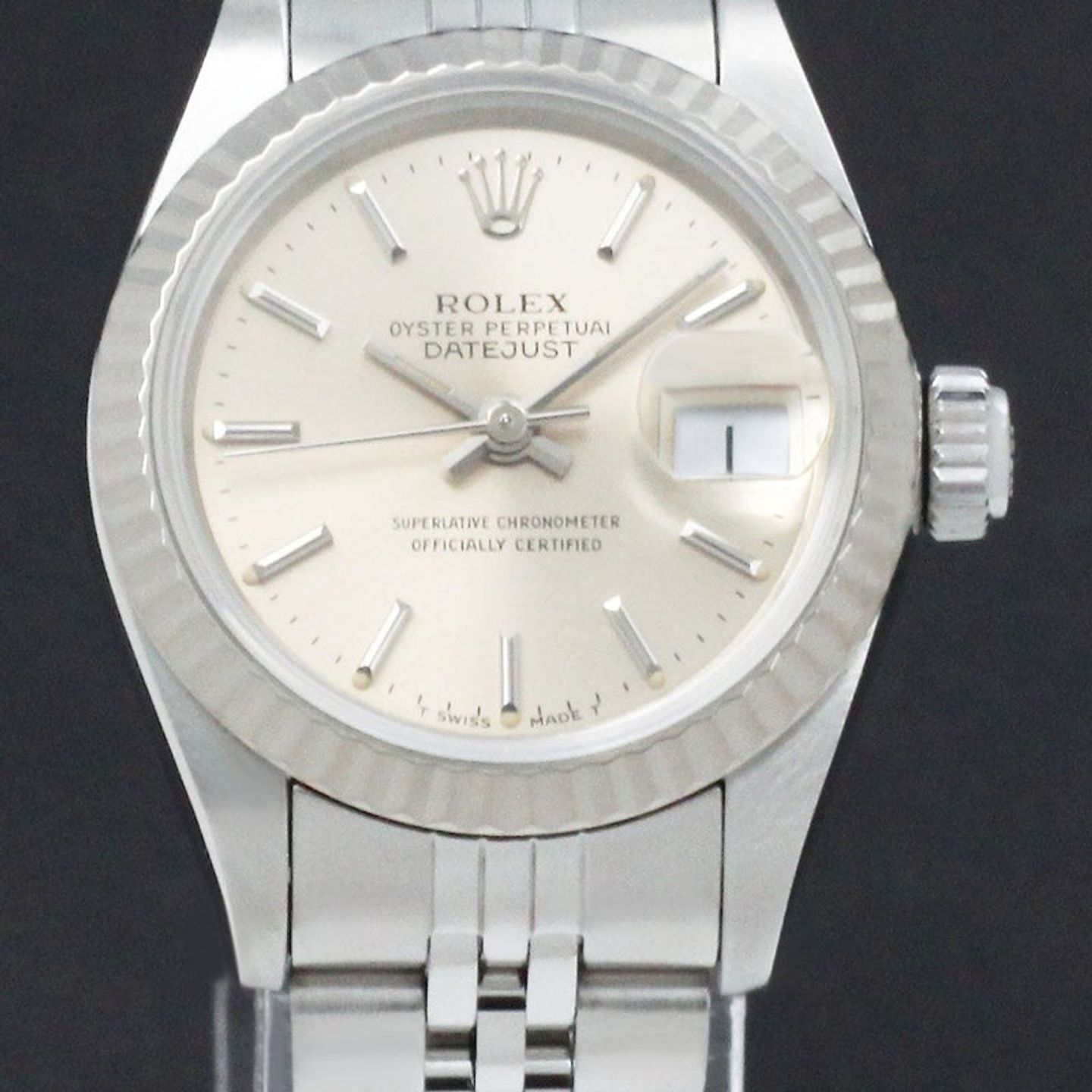 Rolex Lady-Datejust 69174 (1993) - Silver dial 26 mm Steel case (1/7)