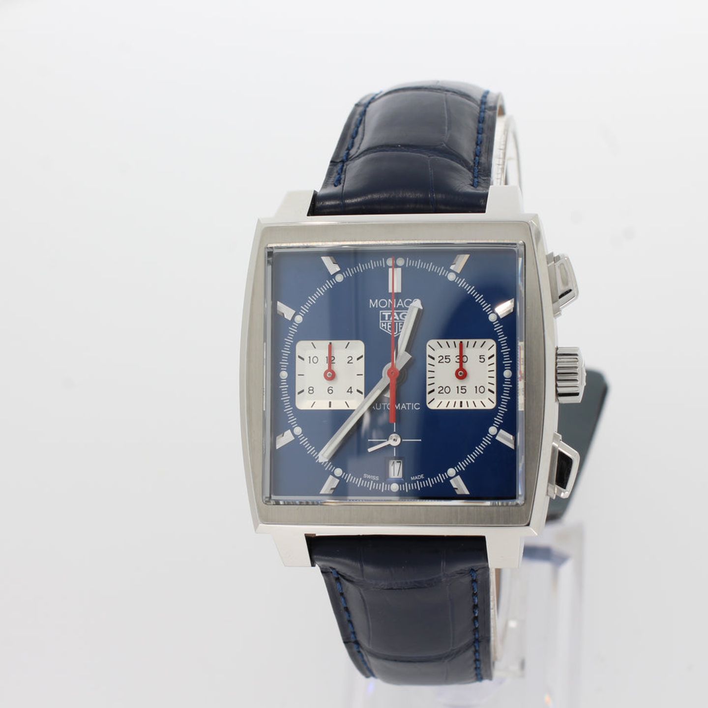 TAG Heuer Monaco CBL2111.FC6453 (2024) - Blauw wijzerplaat 40mm Staal (1/4)