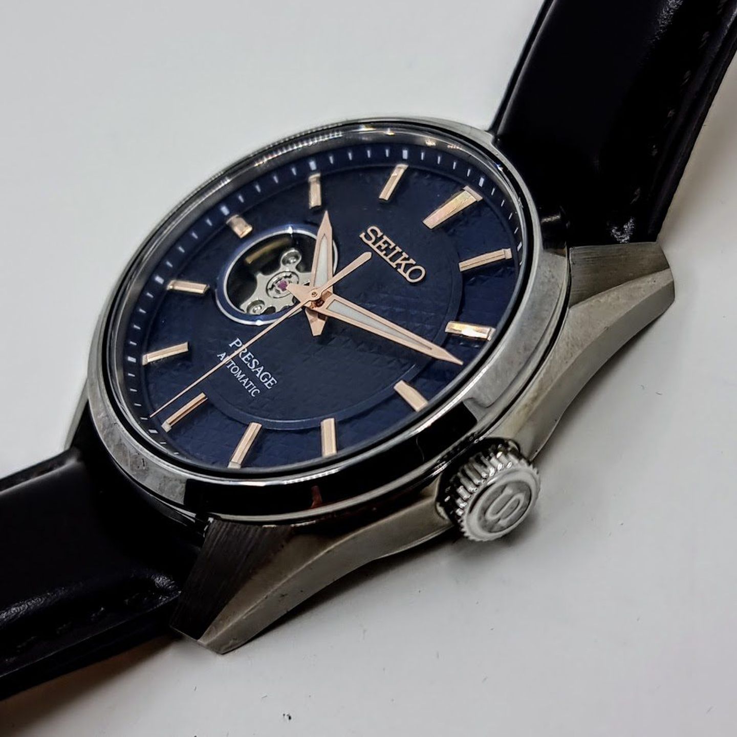 Seiko Presage SPB311J1 (2025) - Blue dial 40 mm Steel case (3/8)