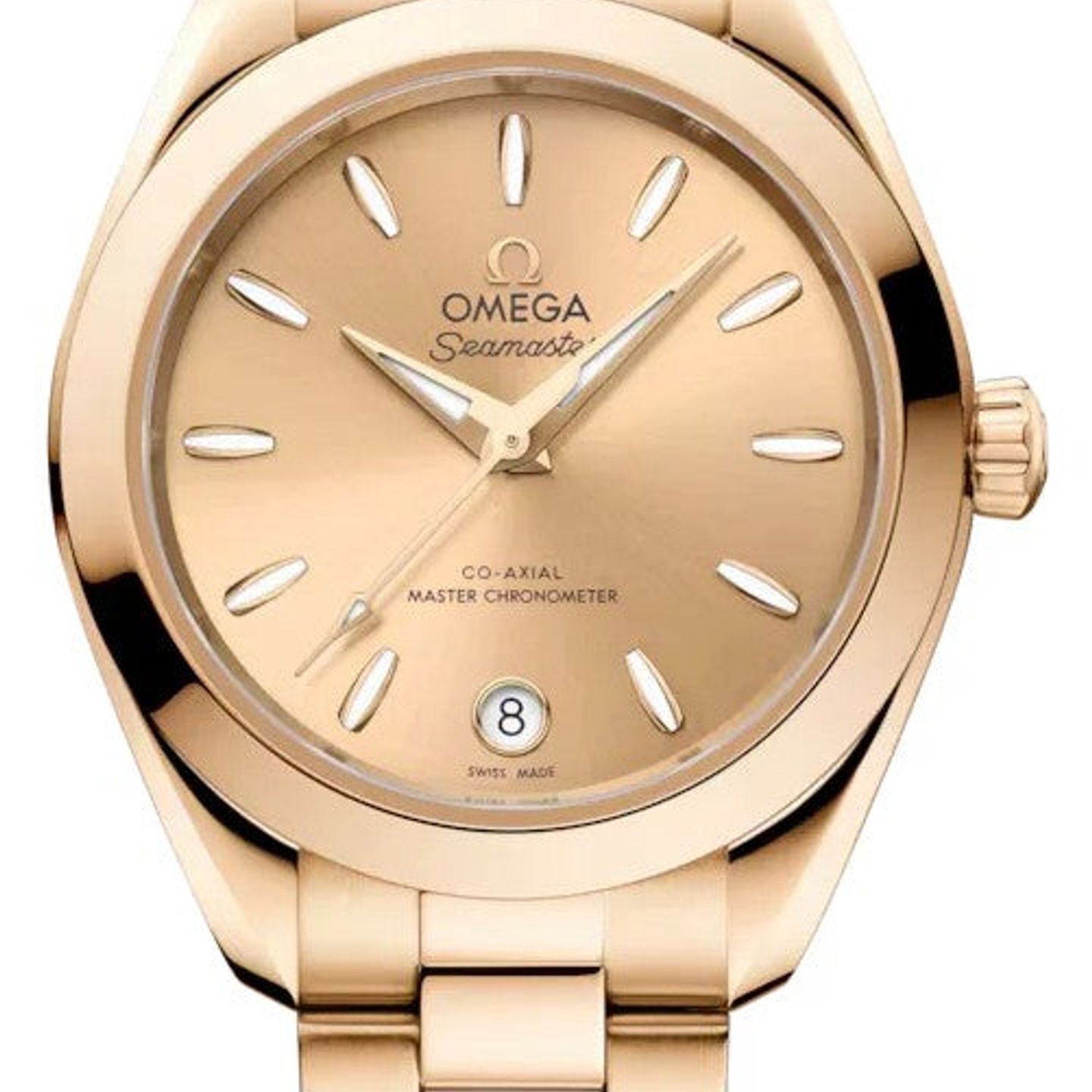 Omega Seamaster Aqua Terra 220.50.30.20.08.001 (2026) - Yellow dial 30 mm Yellow Gold case (1/1)