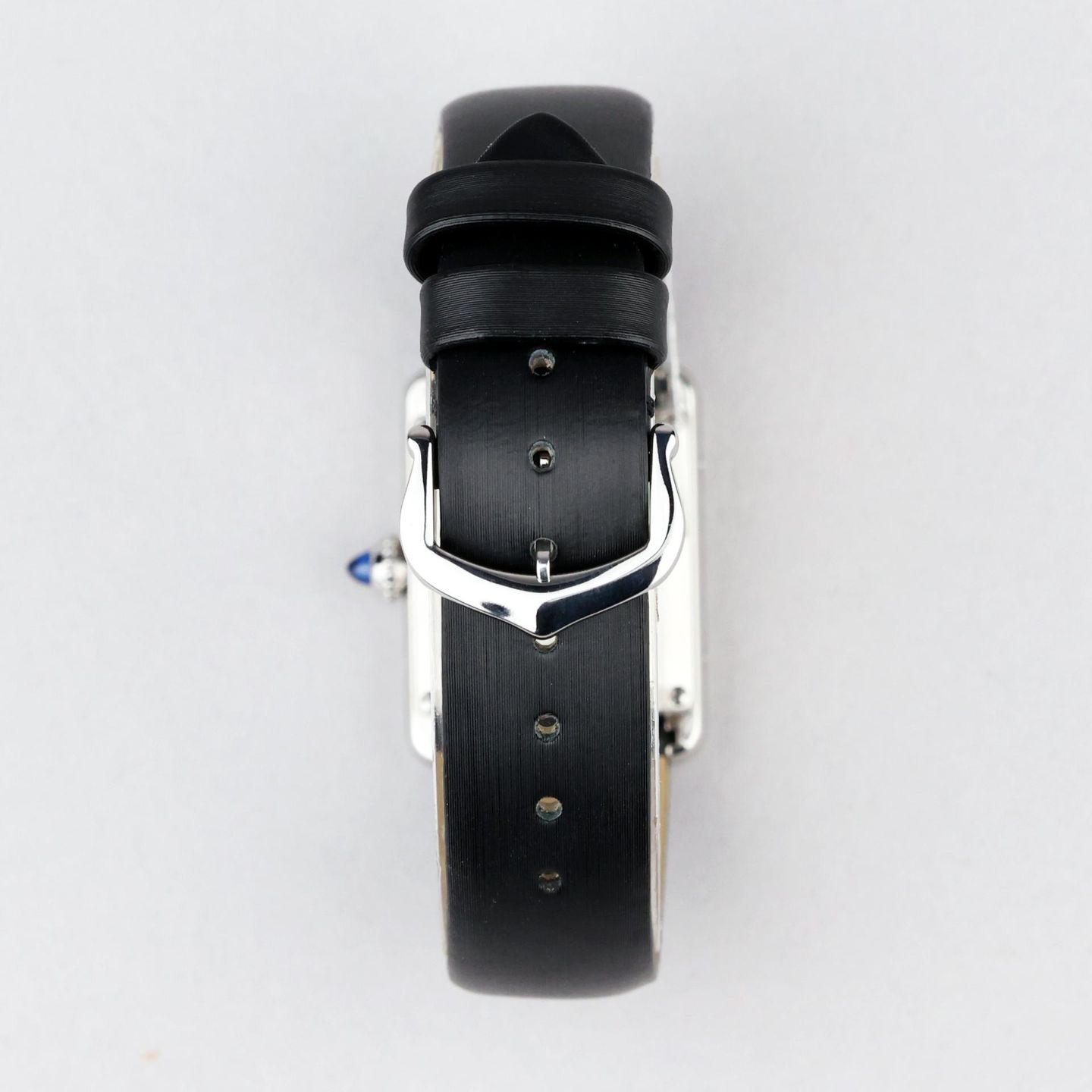 Cartier Tank W4TA0016 (2023) - White dial 27 mm Steel case (7/8)