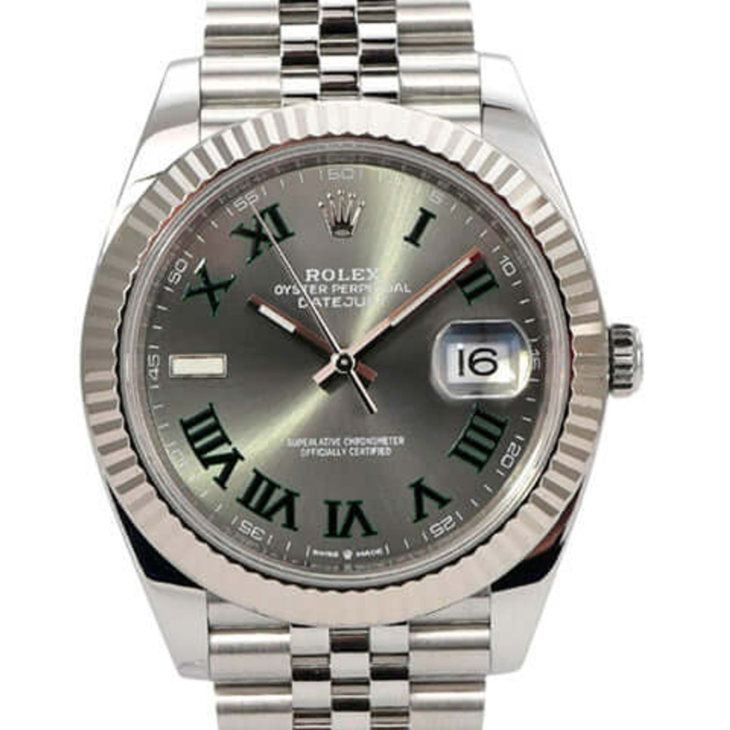 Rolex Datejust 41 126334 (2023) - Grijs wijzerplaat 41mm Staal (1/8)