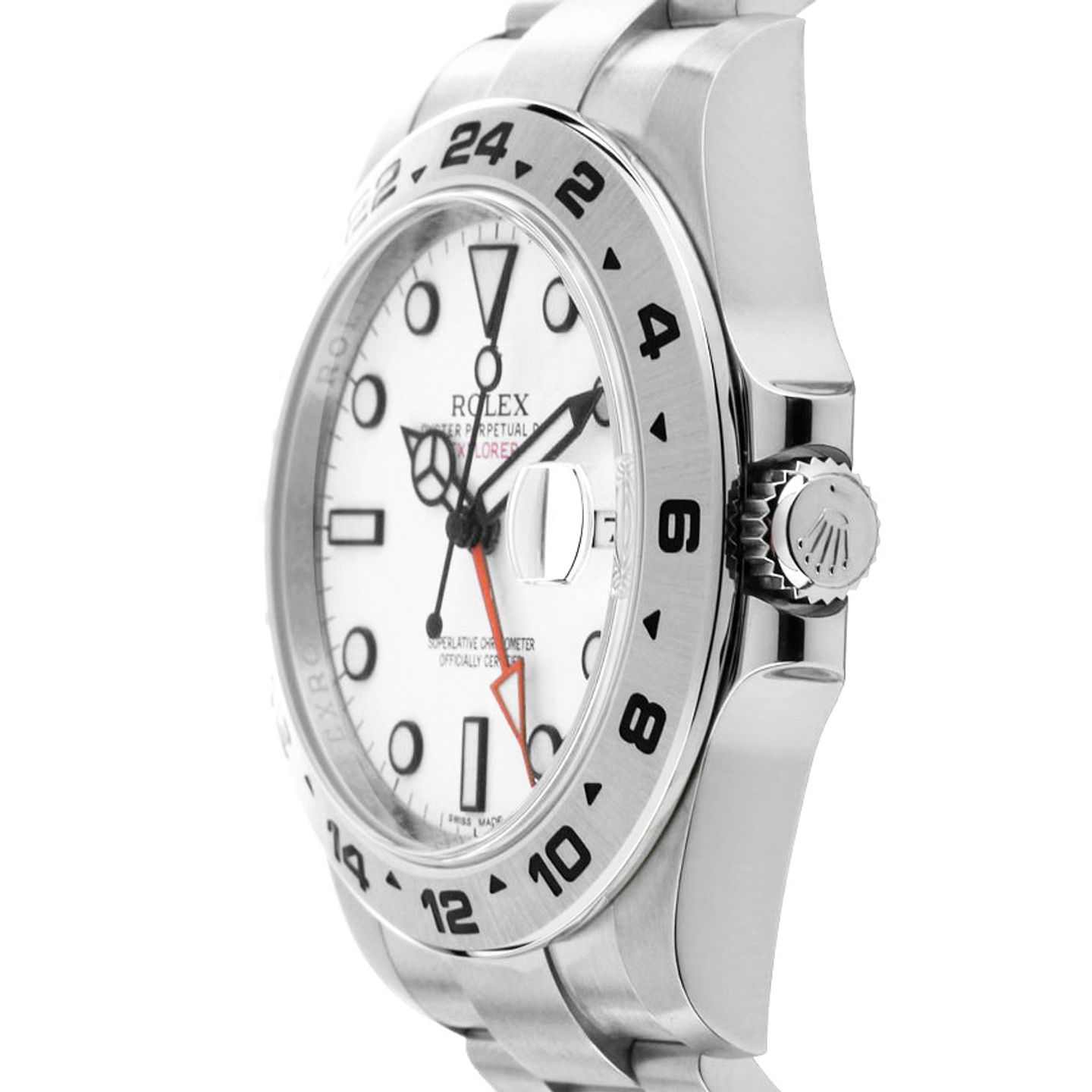 Rolex Explorer II 216570 (2013) - Wit wijzerplaat 42mm Staal (4/8)