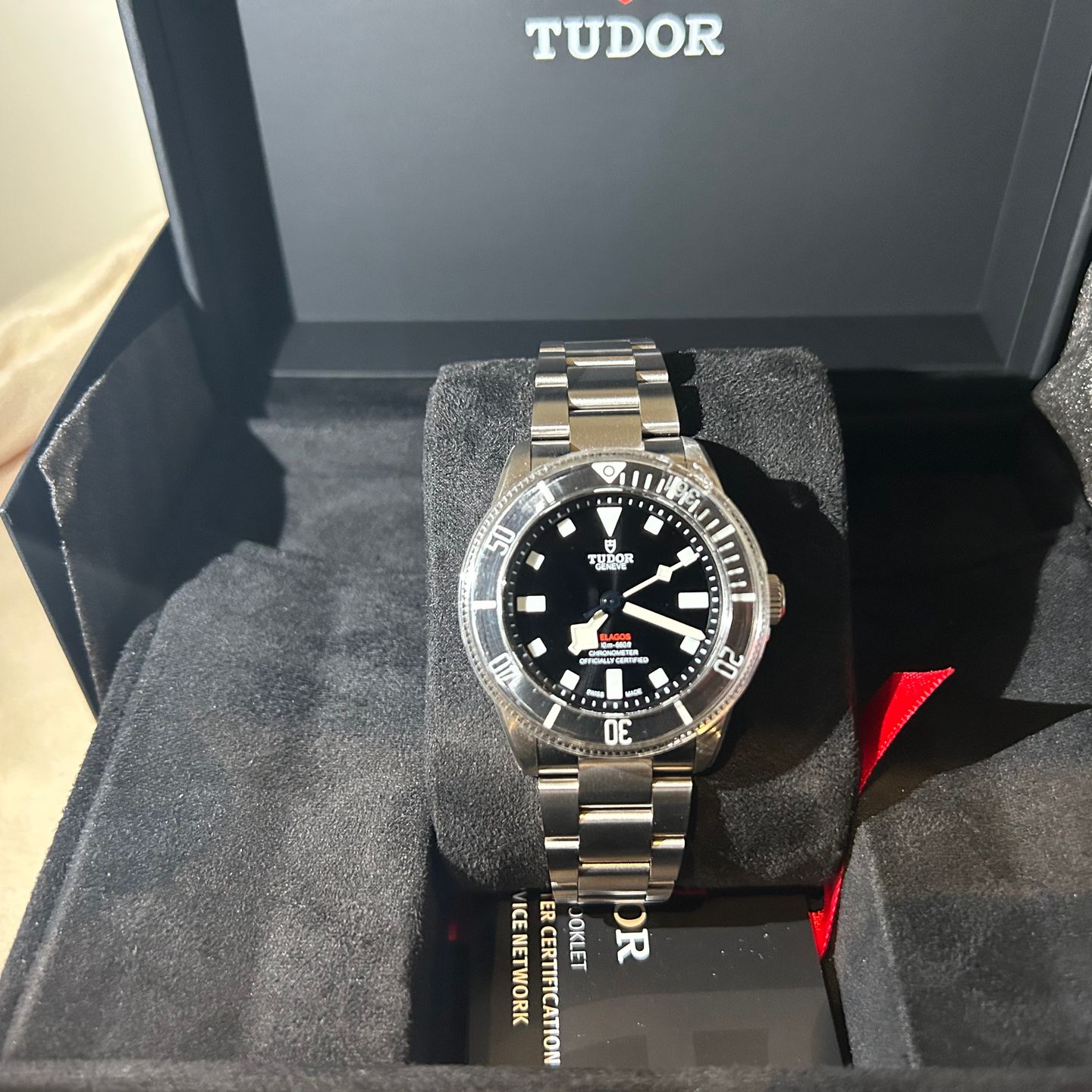 Tudor Pelagos 25407N (2024) - Zwart wijzerplaat 39mm Titanium (1/8)