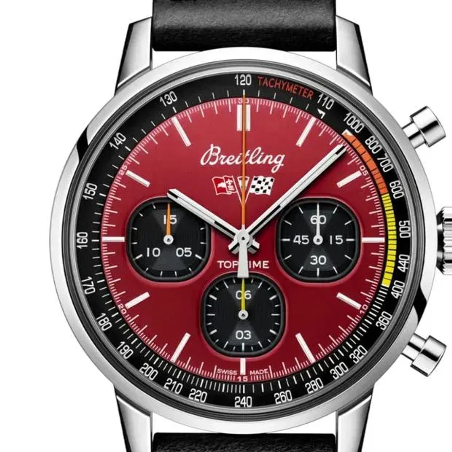 Breitling Top Time A25310241K1X1 (2025) - Rood wijzerplaat 42mm Staal (6/6)