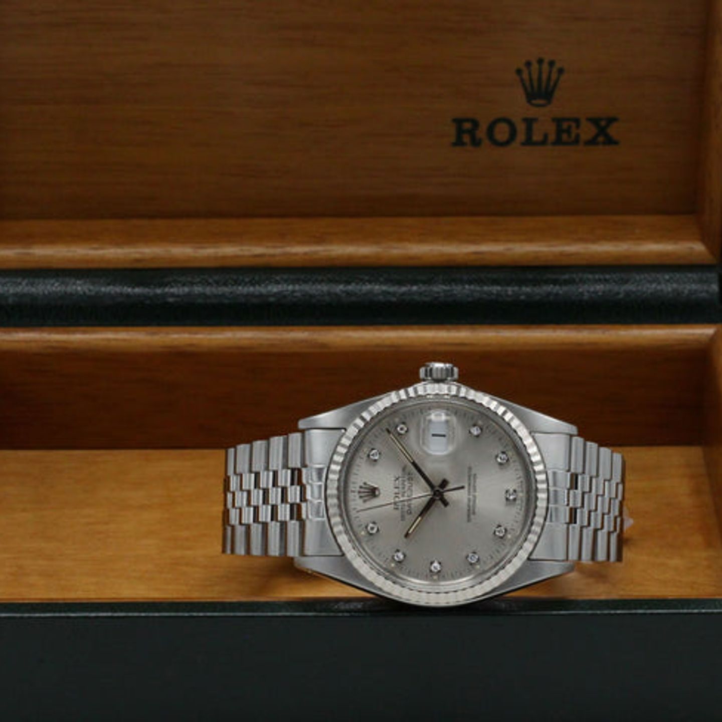 Rolex Datejust 36 16014 (1985) - Zilver wijzerplaat 36mm Staal (3/7)