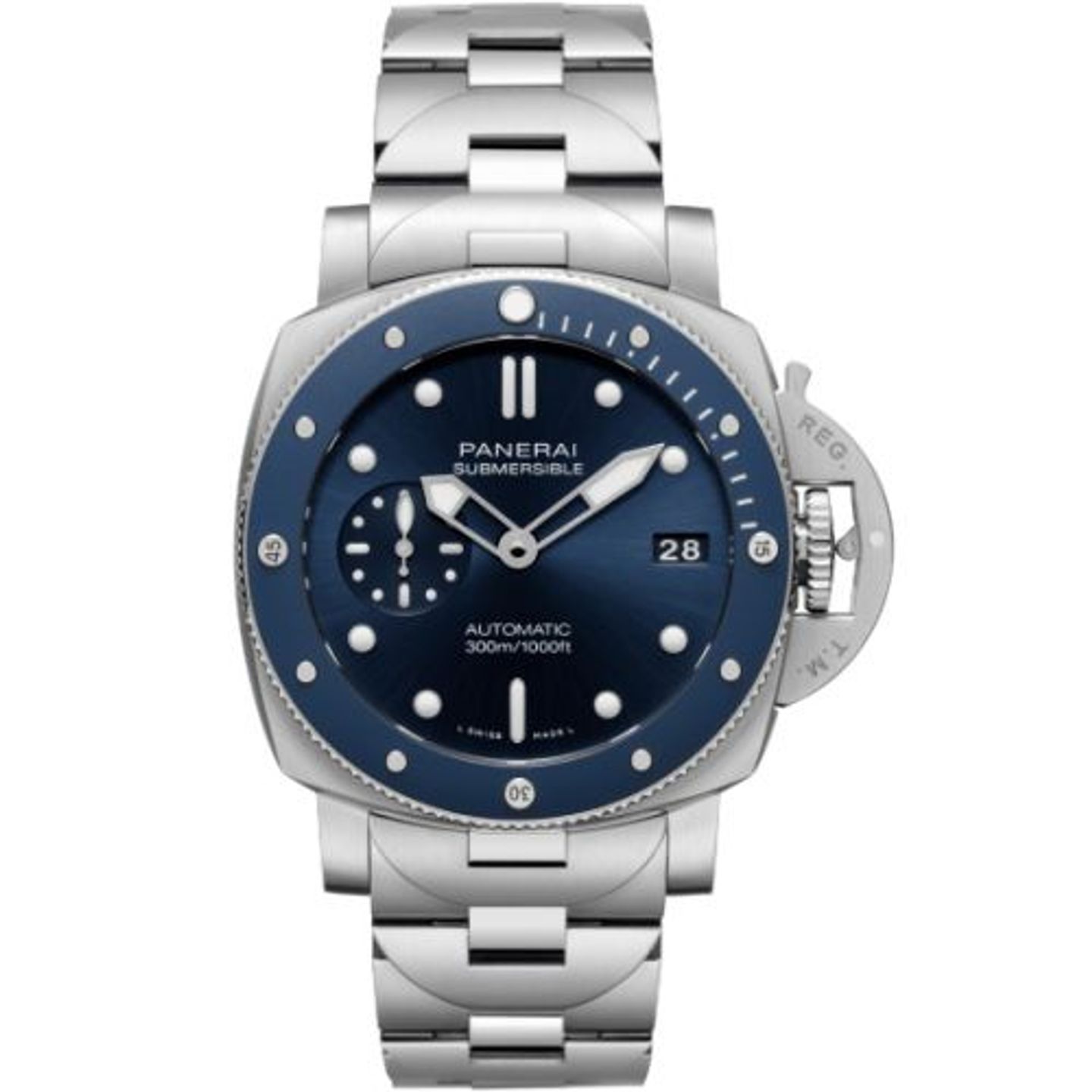 Panerai Luminor Submersible PAM01068 (2022) - Blue dial 42 mm Steel case (1/1)