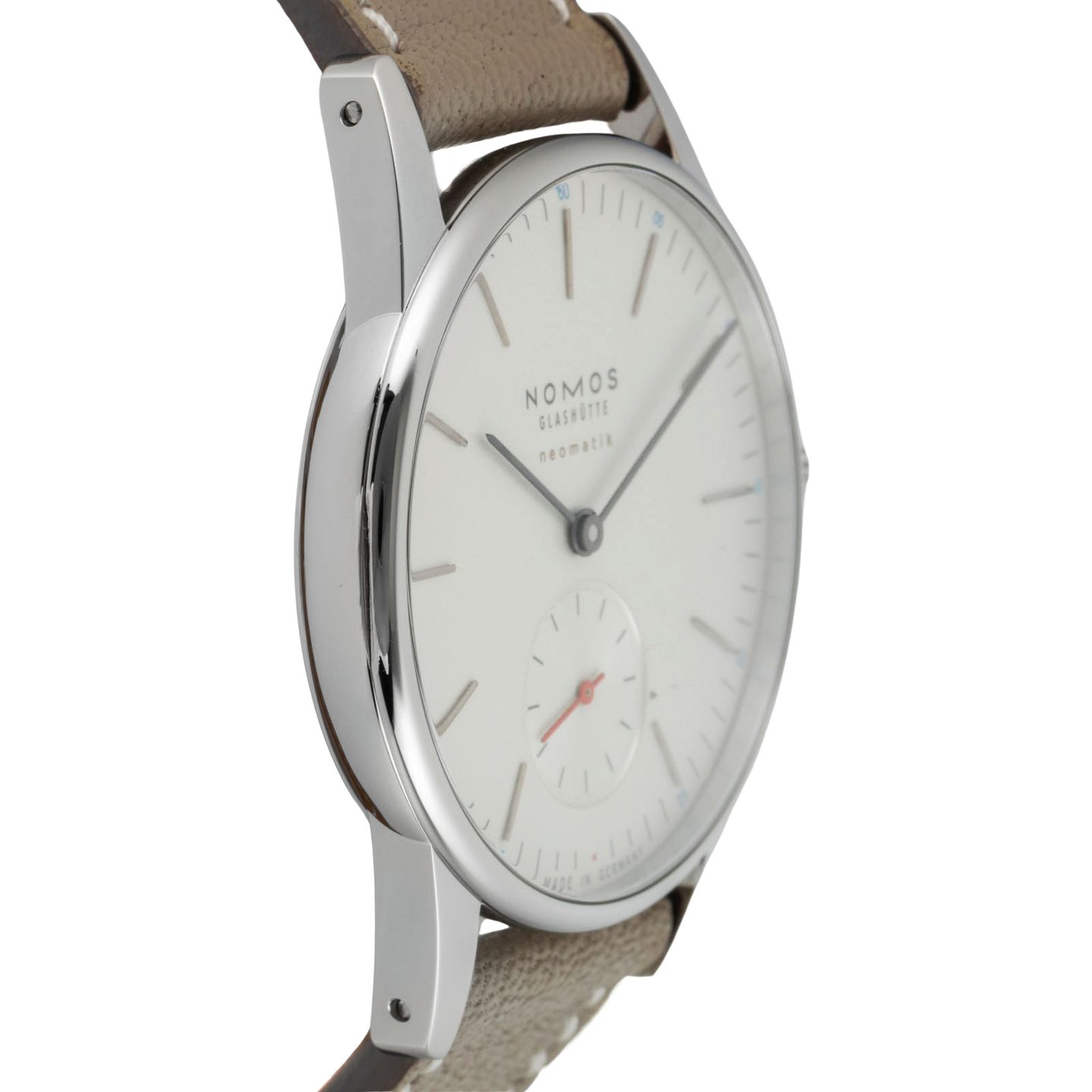 NOMOS Orion Neomatik 392 (Onbekend (willekeurig serienummer)) - Wit wijzerplaat 36mm Staal (7/8)