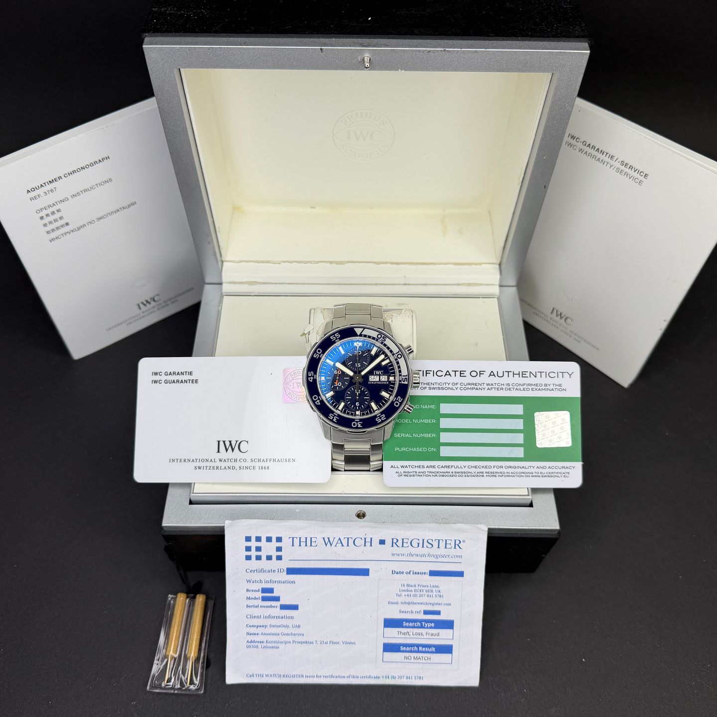 IWC Aquatimer Chronograph IW376710 (Onbekend (willekeurig serienummer)) - 44mm Staal (3/8)