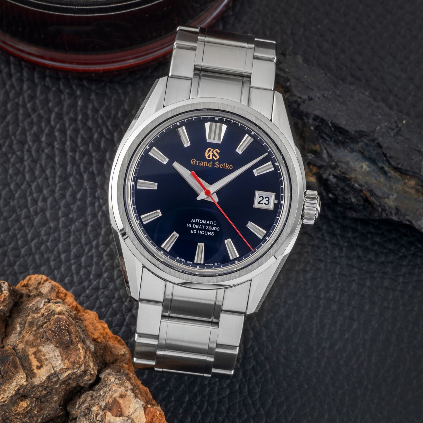 Grand Seiko Heritage Collection SLGH003 (Unknown (random serial)) - Blue dial 40 mm Steel case (1/8)