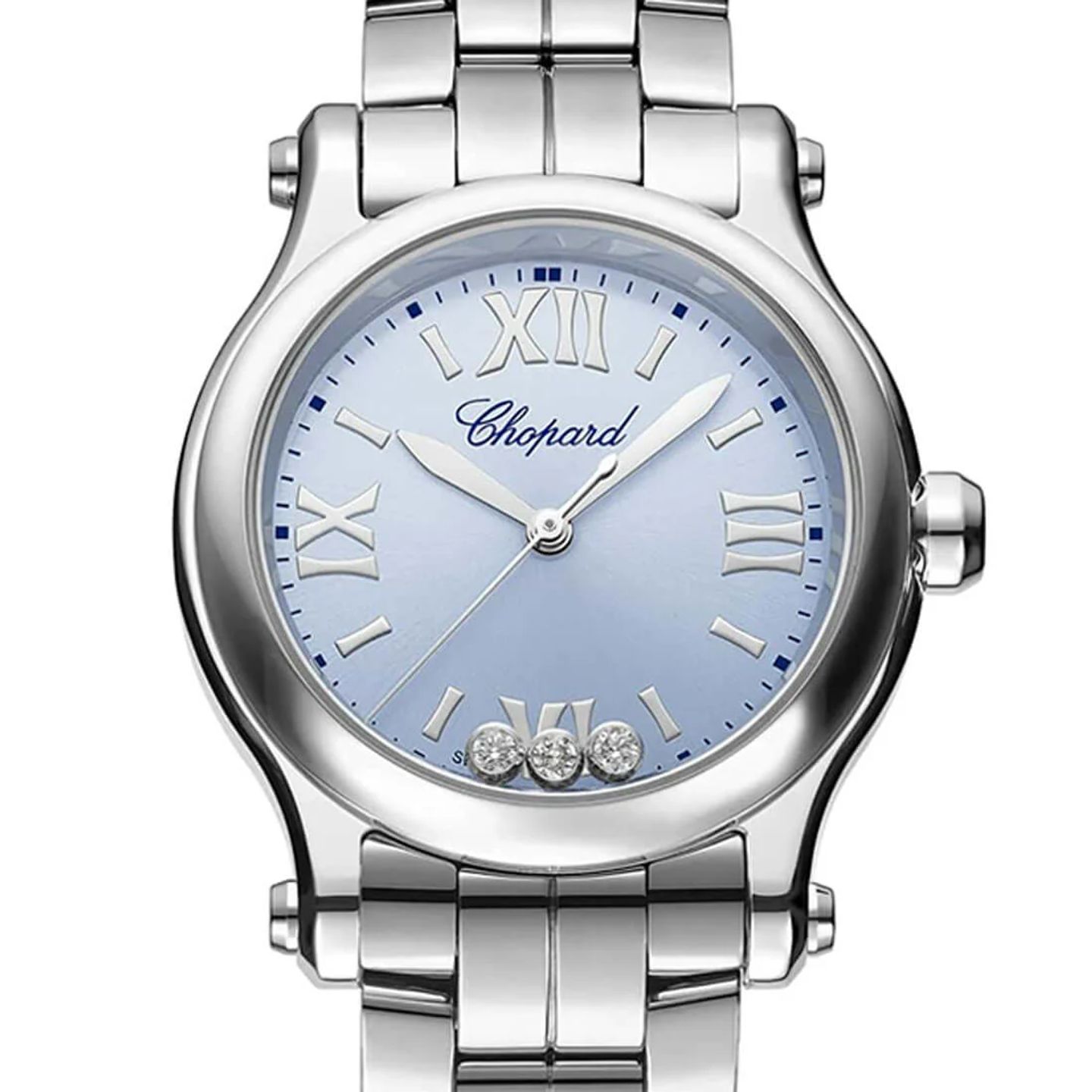 Chopard Happy Sport 278590-3010 (2024) - Blauw wijzerplaat 30mm Staal (1/3)