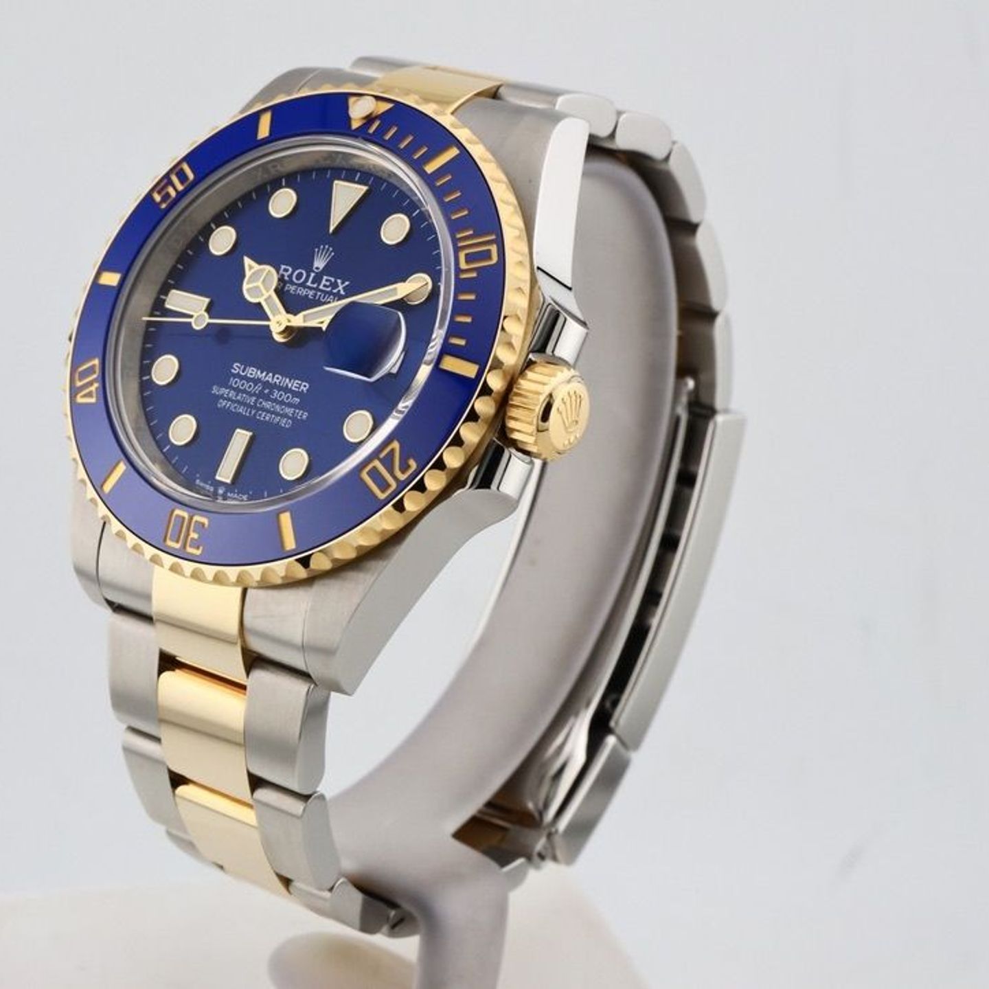 Rolex Submariner Date 126613LB (2021) - Blue dial 41 mm Gold/Steel case (2/8)