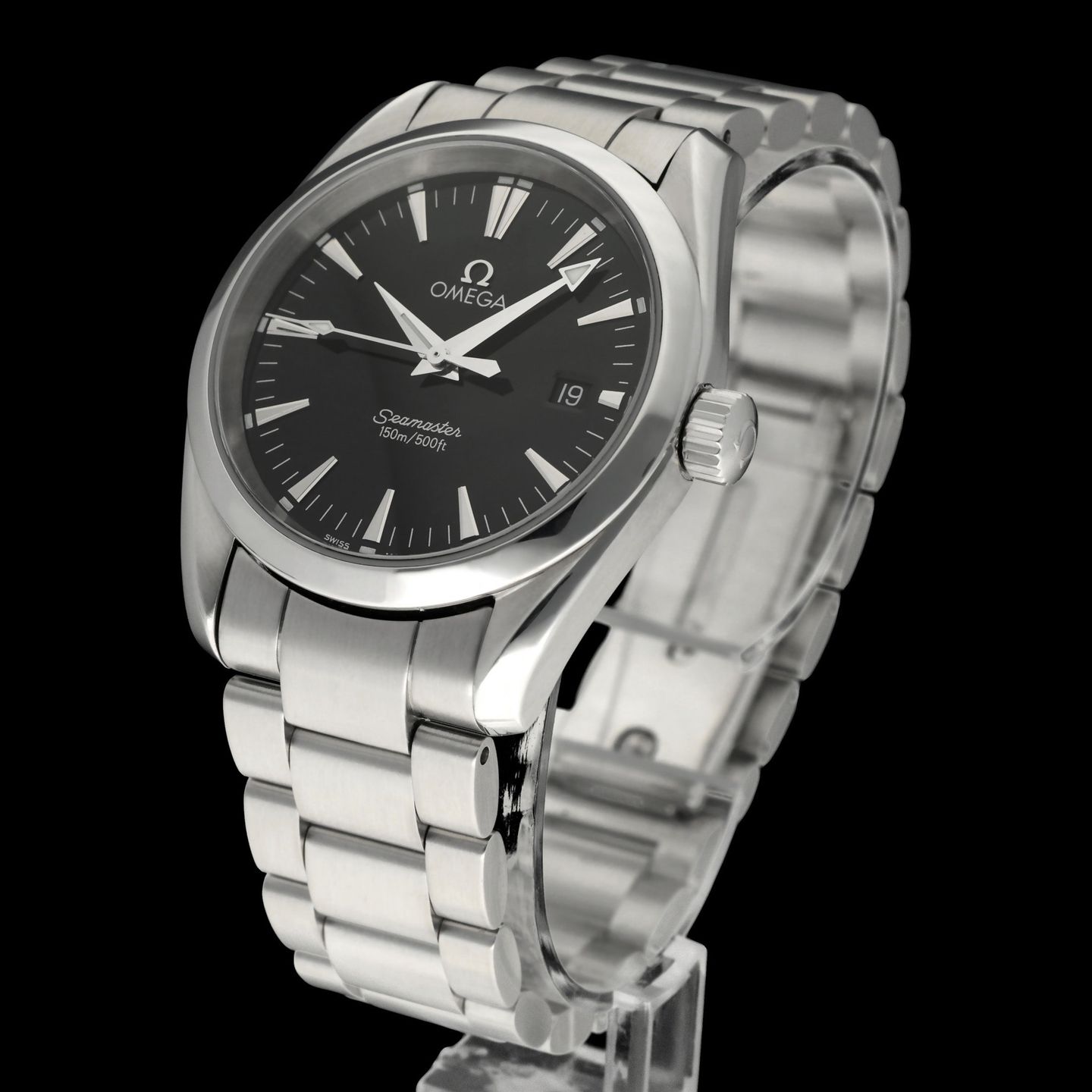 Omega Seamaster Aqua Terra 2518.50.00 (2006) - Black dial 36 mm Steel case (2/8)