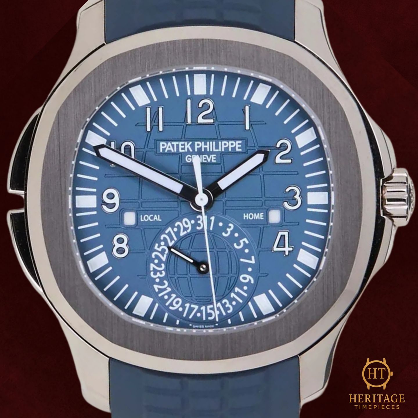 Patek Philippe Aquanaut 5164G-001 (2024) - Blauw wijzerplaat 41mm Witgoud (1/8)