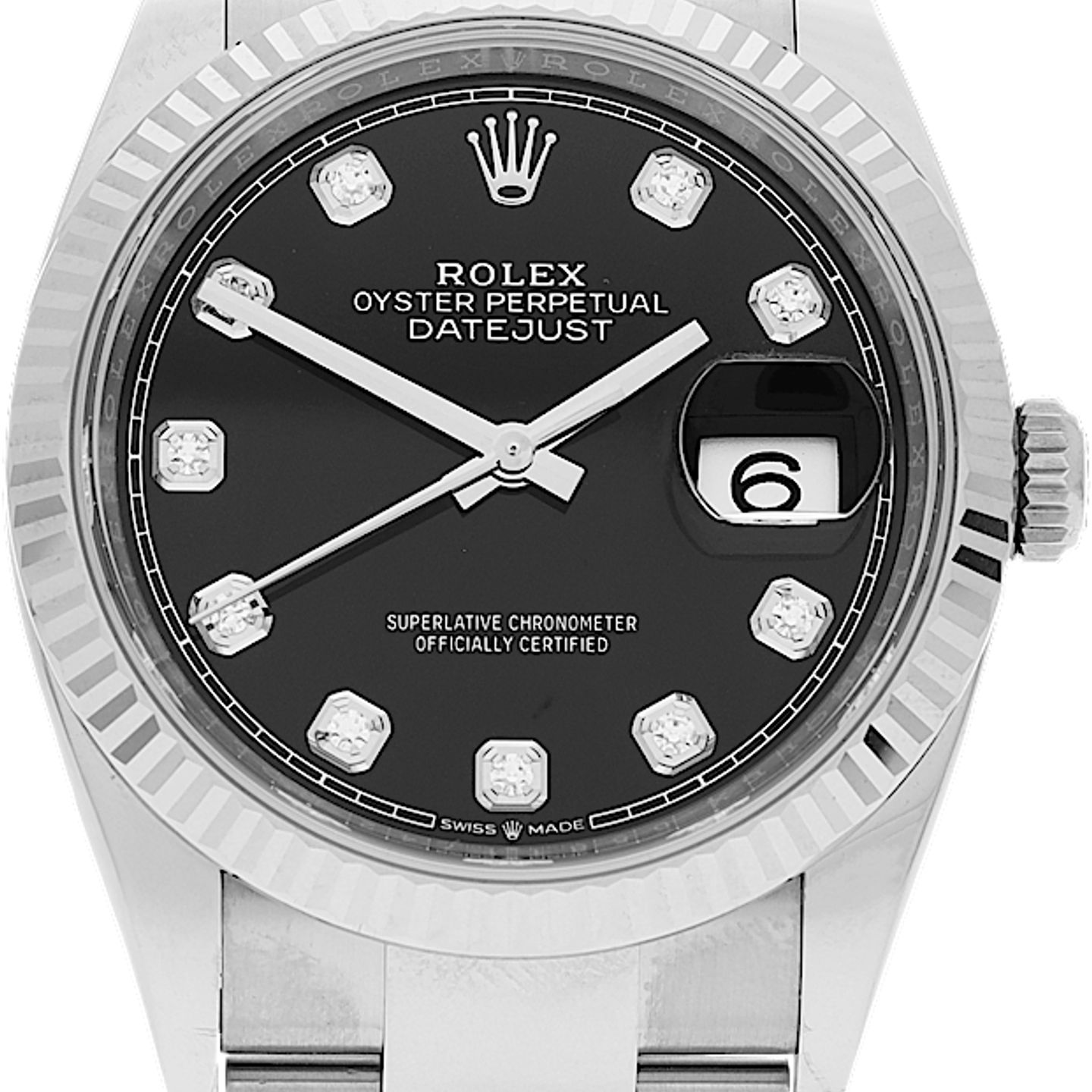 Rolex Datejust 36 126234 (2021) - Zwart wijzerplaat 36mm Staal (2/5)