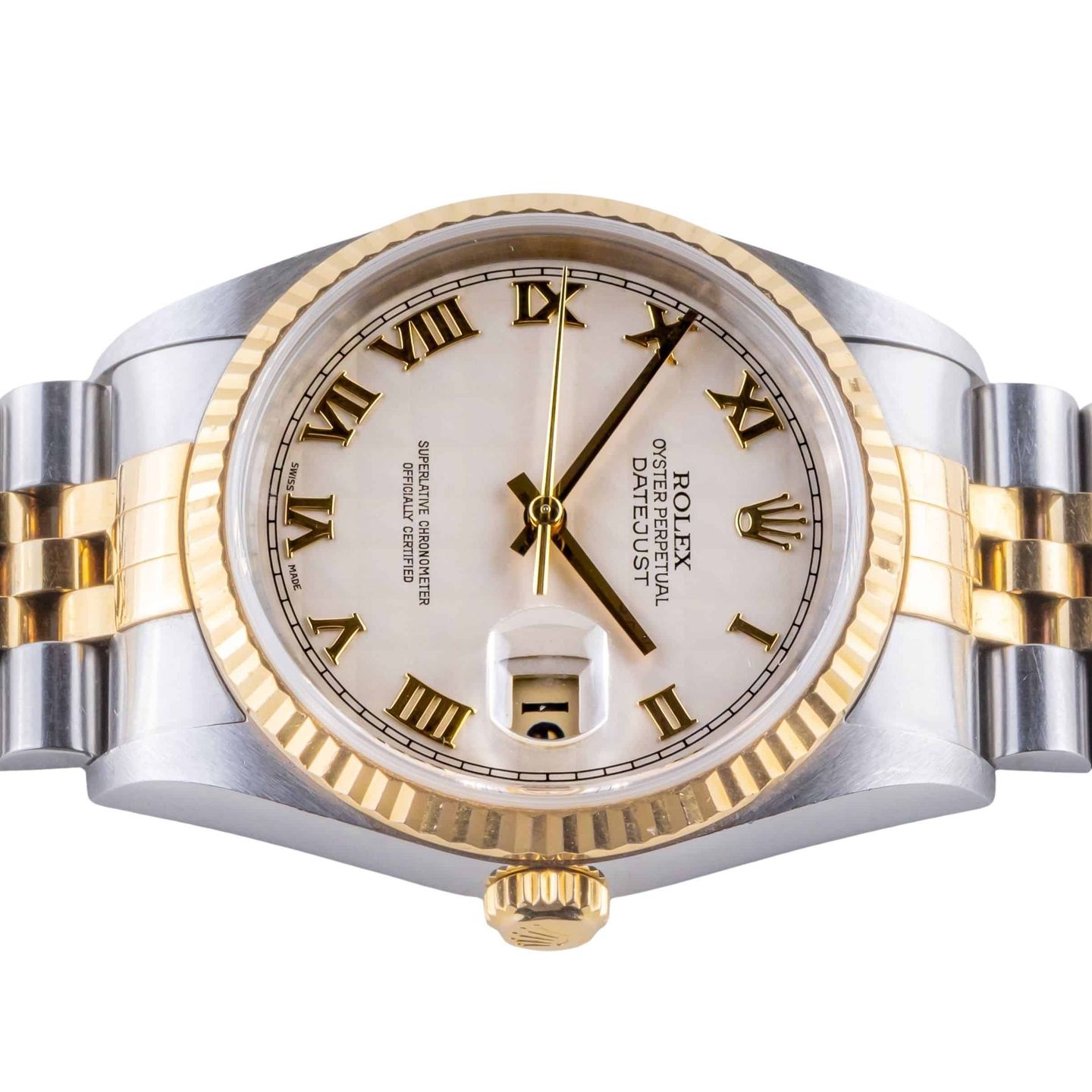 Rolex Datejust 36 16233 (2003) - 36 mm Gold/Steel case (6/8)