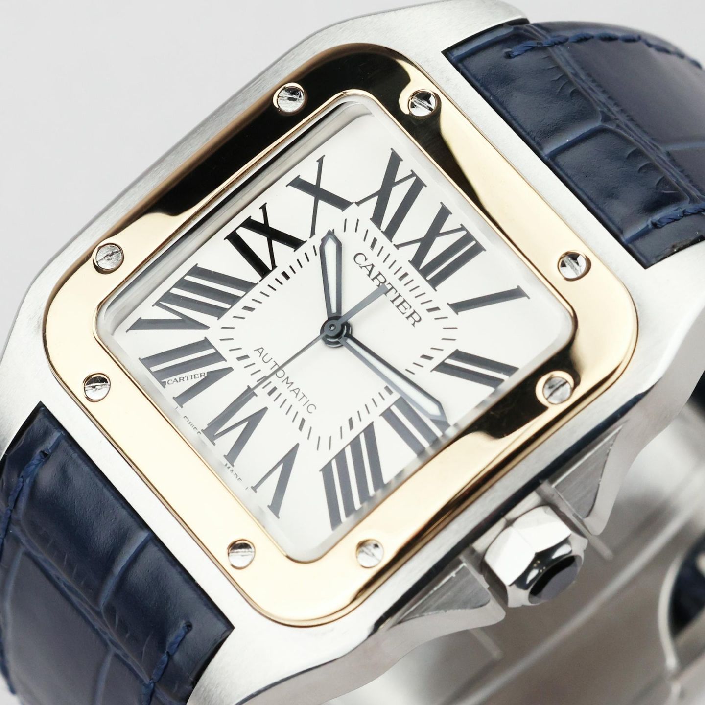 Cartier Santos 100 2656 (Onbekend (willekeurig serienummer)) - 38mm Staal (5/8)