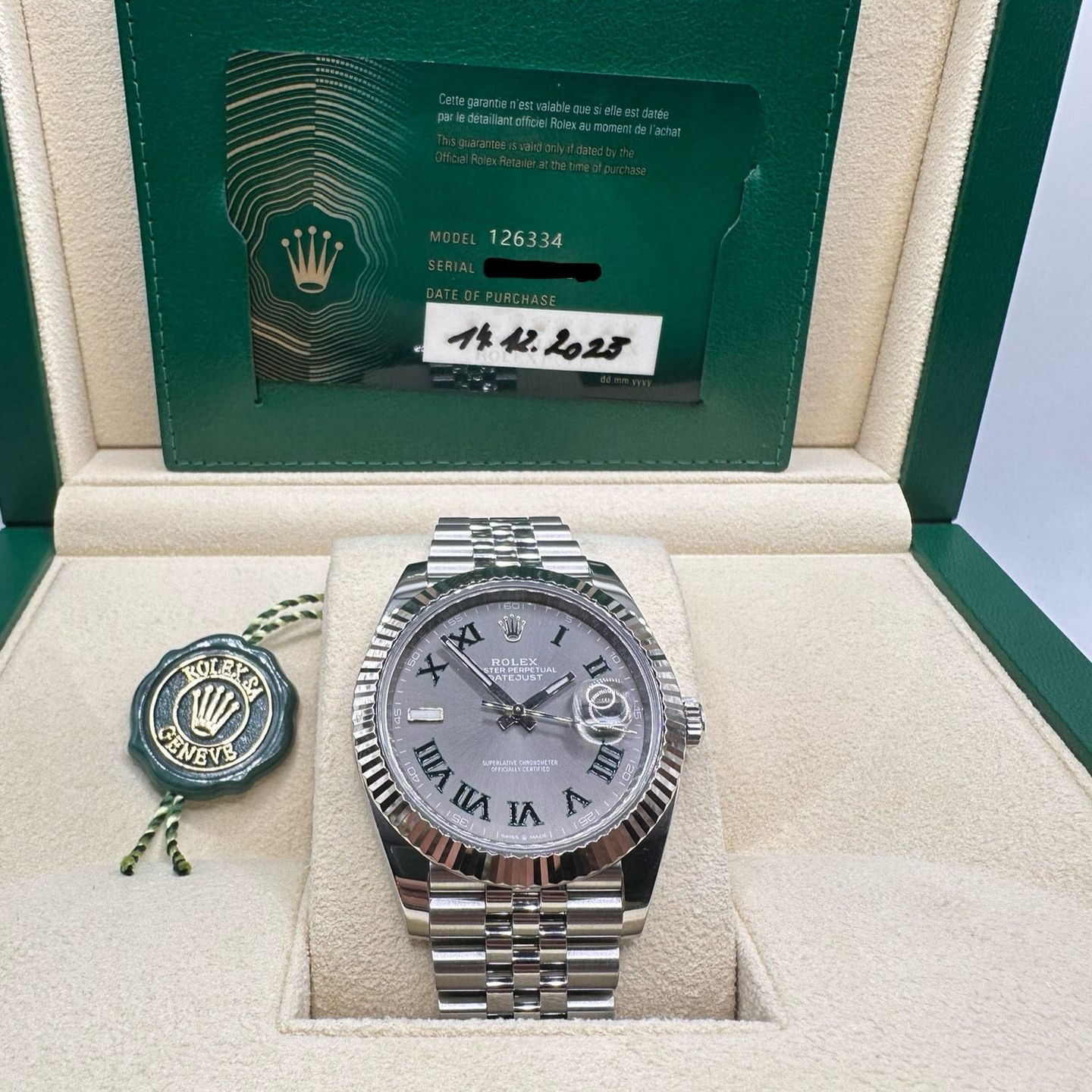 Rolex Datejust 41 126334 (2024) - Silver dial 41 mm Steel case (2/6)