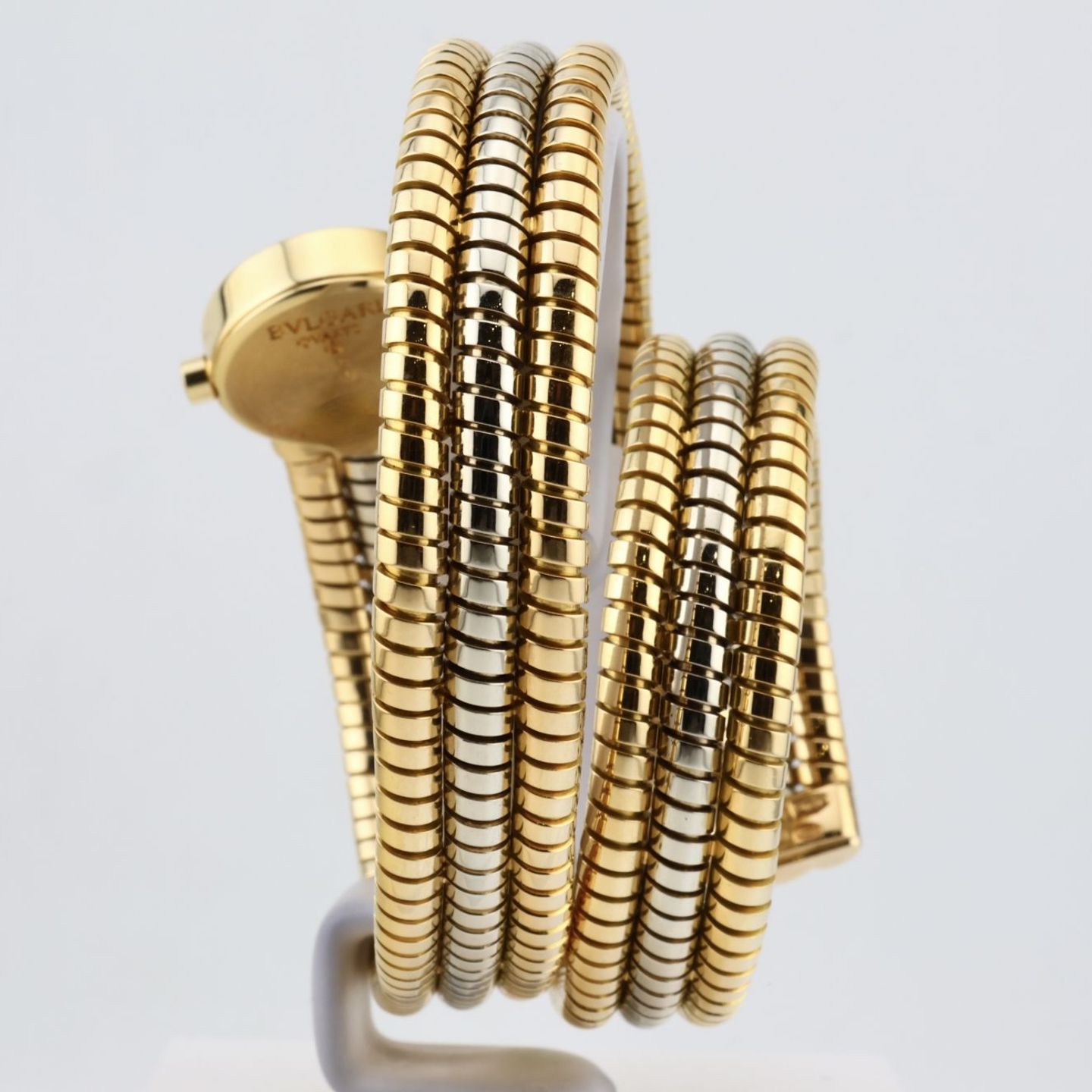 Bulgari Serpenti BB 19 1T (Unknown (random serial)) - Black dial 19 mm Yellow Gold case (6/6)