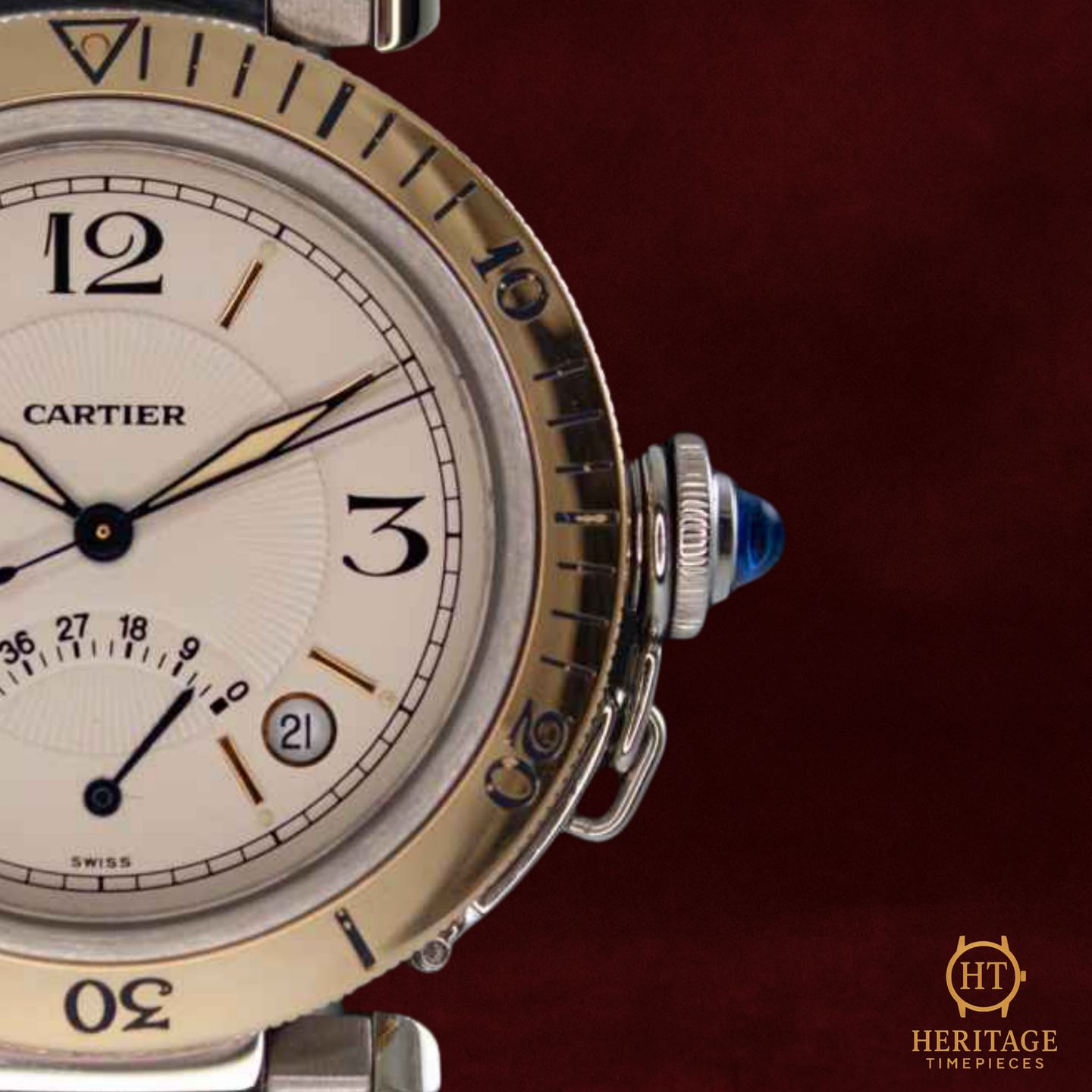 Cartier Pasha 1033 (1995) - 38 mm (4/8)