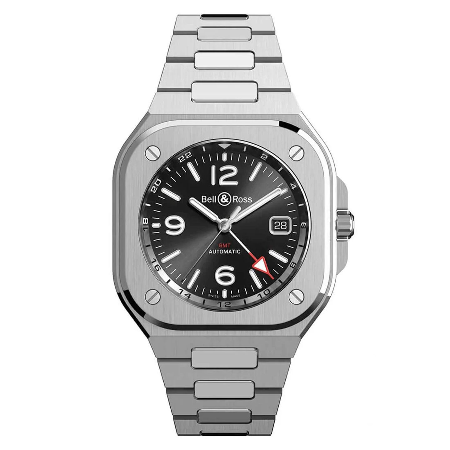 Bell & Ross BR 05 BR05G-BL-ST/SST (2024) - Zwart wijzerplaat 42mm Staal (3/3)