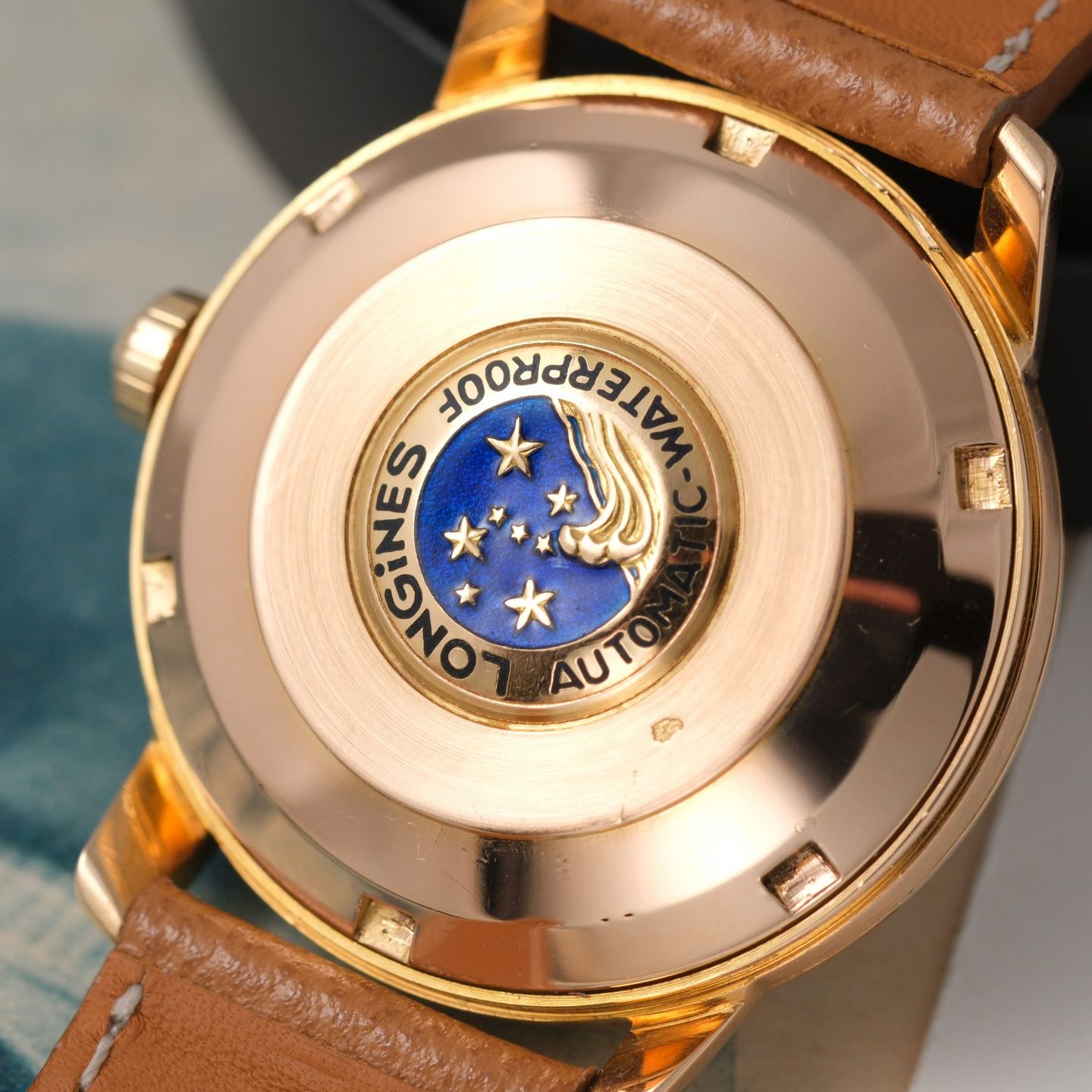 Longines Conquest 9005 (1955) - Champagne dial 35 mm Rose Gold case (14/16)