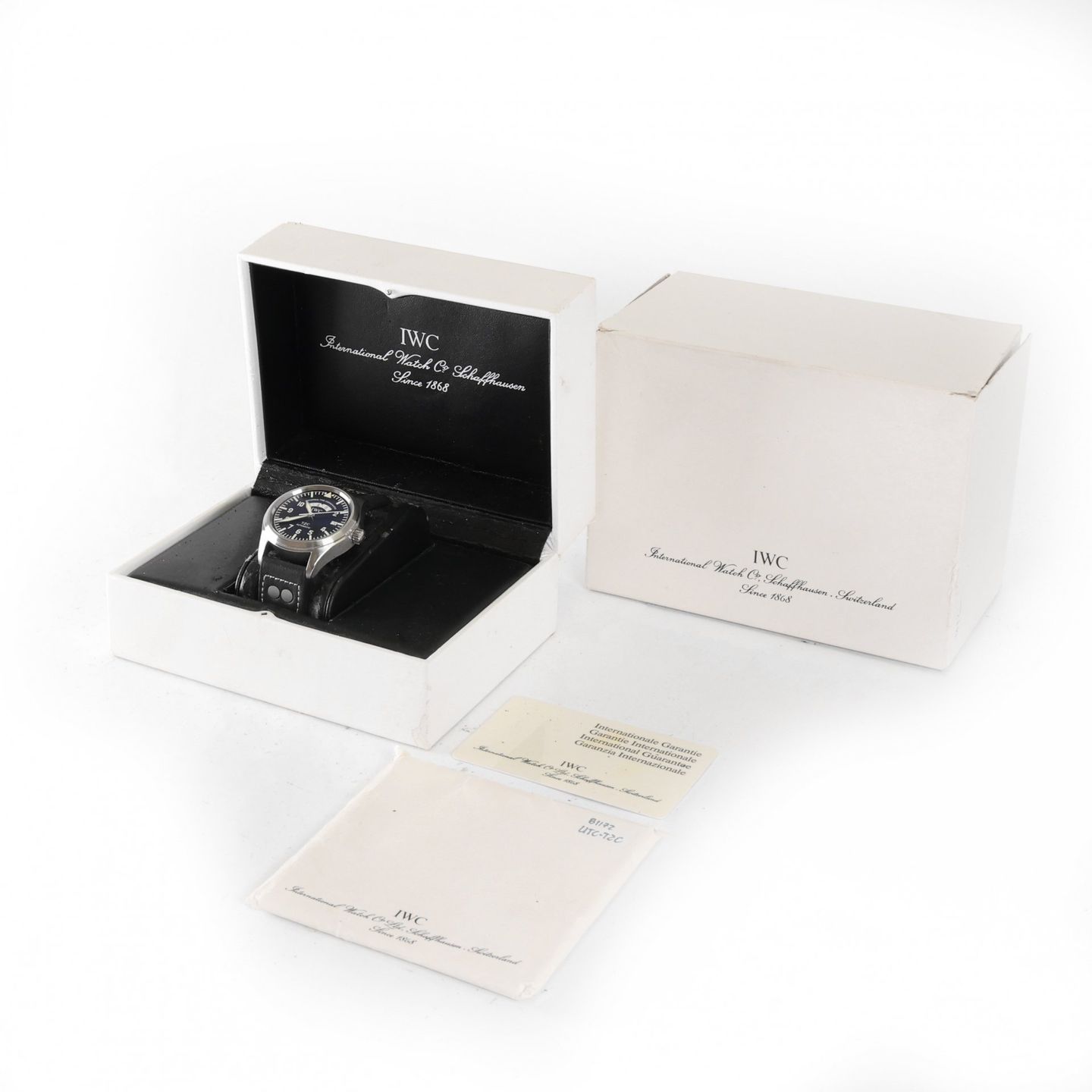 IWC Pilot Spitfire UTC IW3251 (1999) - Black dial 39 mm Steel case (6/6)