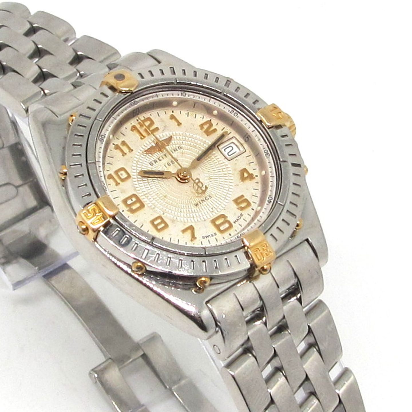 Breitling Wings Lady B67050 (Unknown (random serial)) - 31 mm Gold/Steel case (5/5)