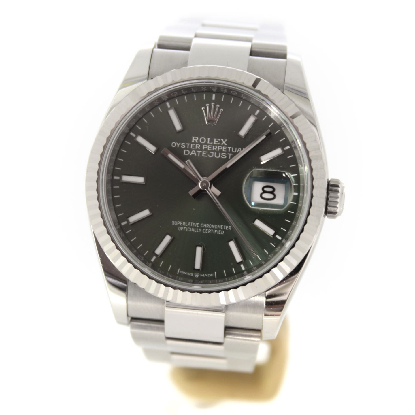 Rolex Datejust 36 126234 (2025) - Green dial 36 mm Steel case (3/5)