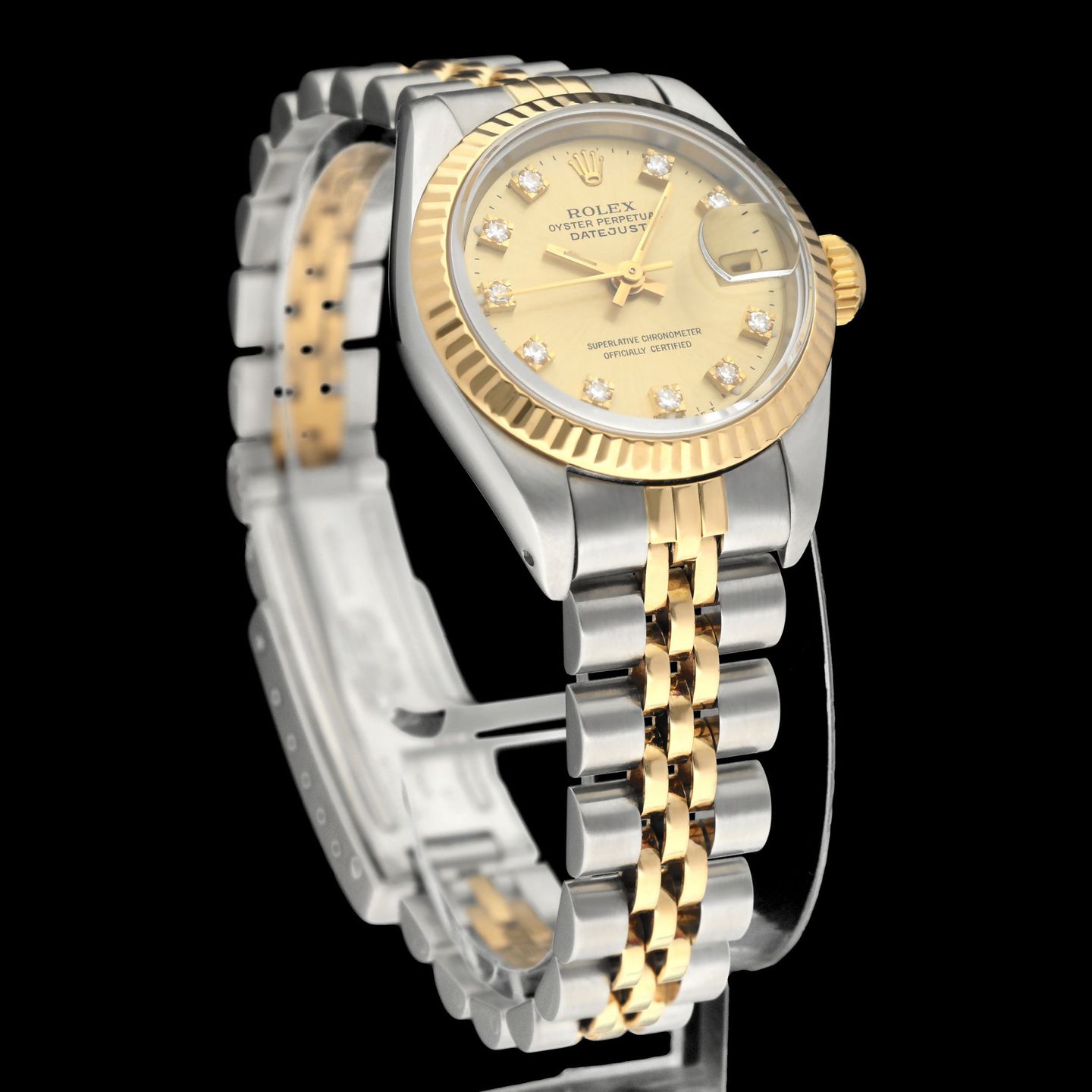 Rolex Lady-Datejust 69173G (1990) - 26 mm Gold/Steel case (4/7)