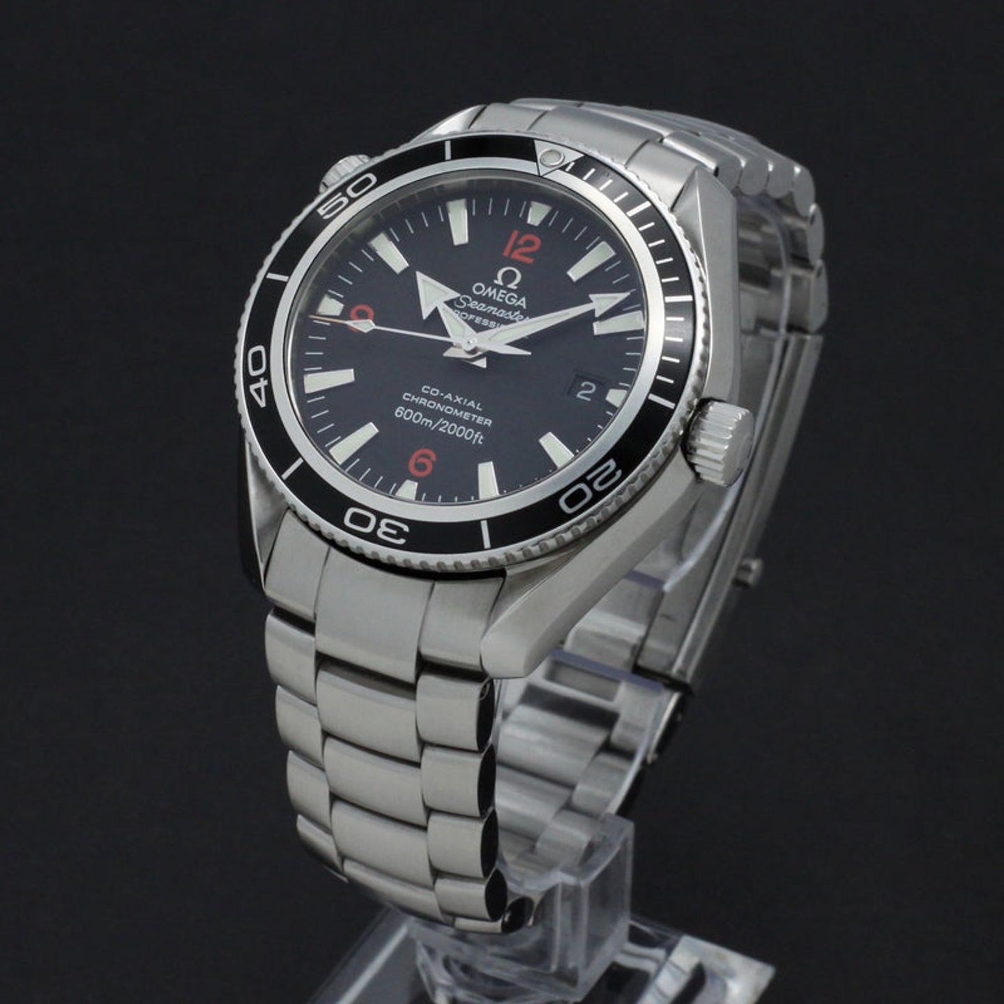 Omega Seamaster Planet Ocean 2201.51.00 (2007) - Zwart wijzerplaat 42mm Staal (2/7)