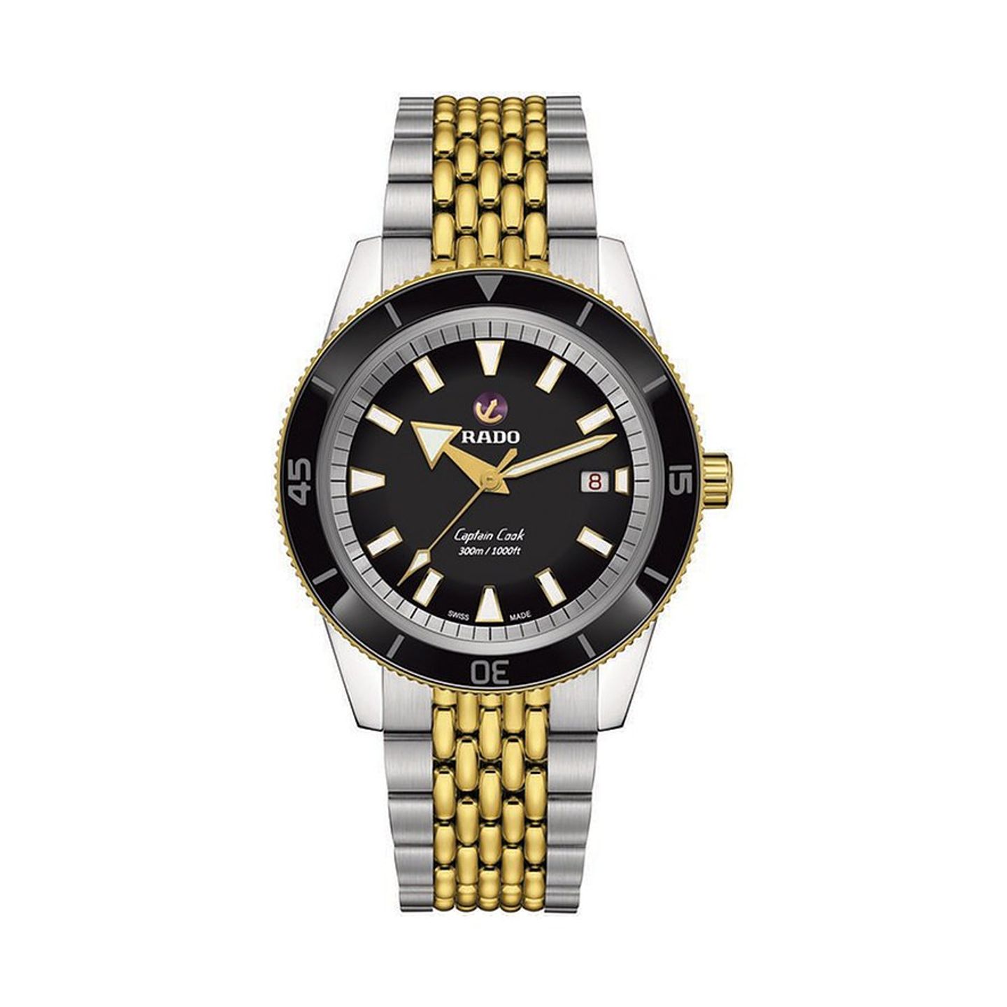 Rado HyperChrome Captain Cook R32138153 (2024) - Black dial 42 mm Steel case (1/1)