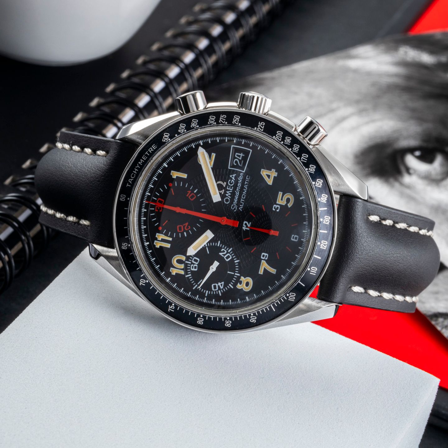 Omega Speedmaster Professional Moonwatch 310.30.42.50.04.001 (1999) - Wit wijzerplaat 42mm Staal (2/8)