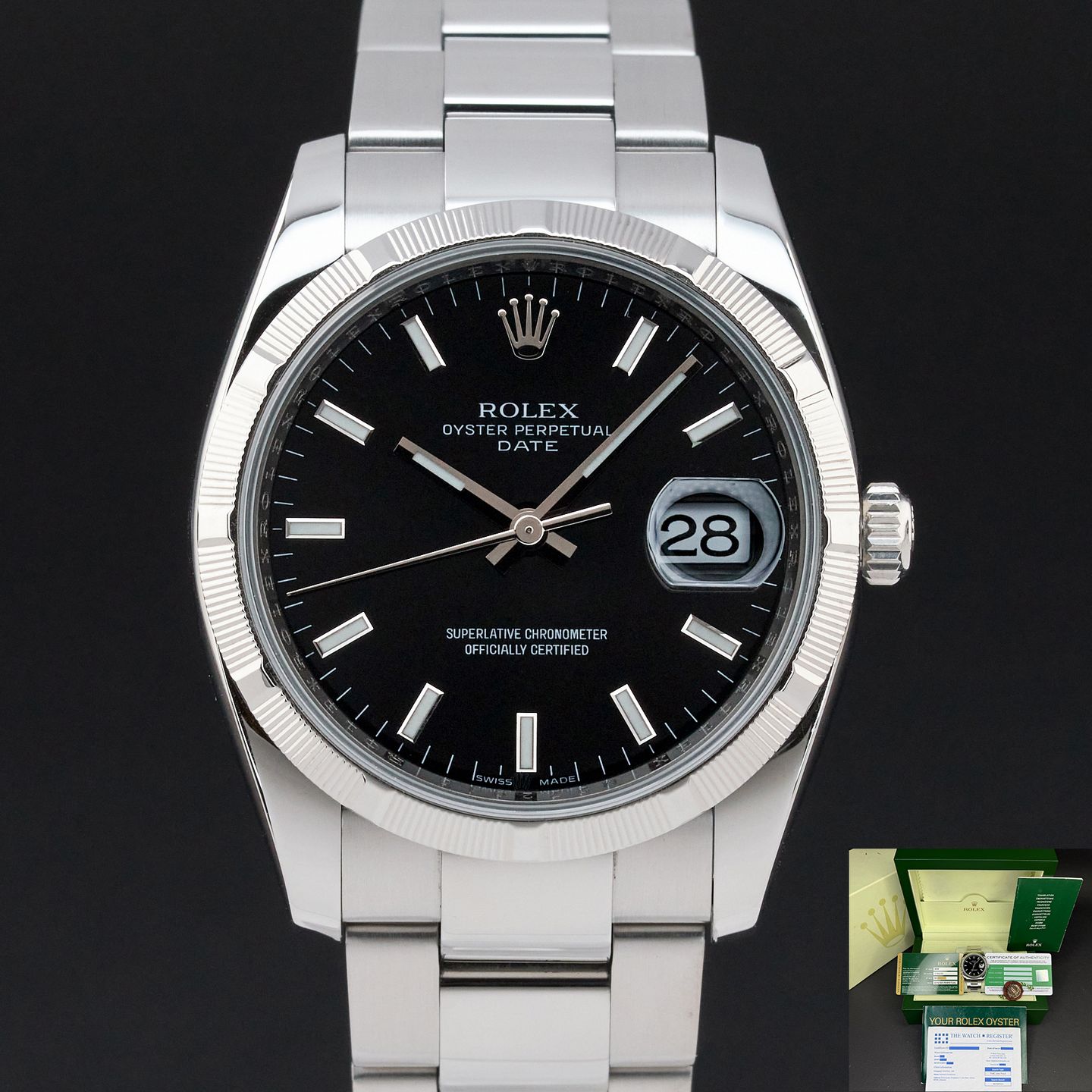 Rolex Oyster Perpetual Date 115210 - (1/8)