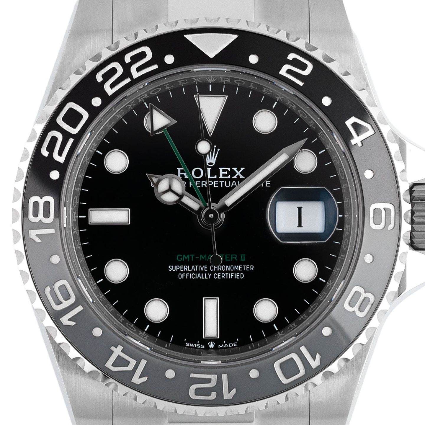 Rolex GMT-Master II 126710GRNR (2024) - Zwart wijzerplaat 40mm Staal (2/5)