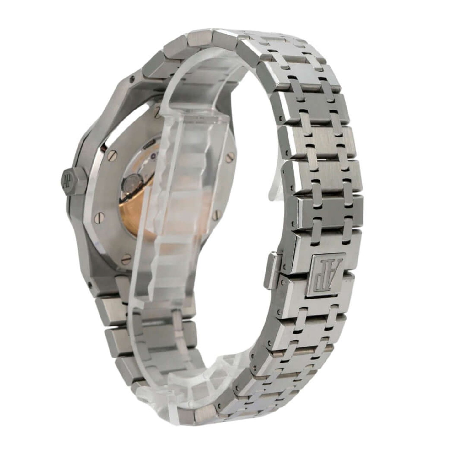 Audemars Piguet Royal Oak Selfwinding 15400ST.OO.1220ST.01 (2017) - Black dial 41 mm Steel case (7/8)